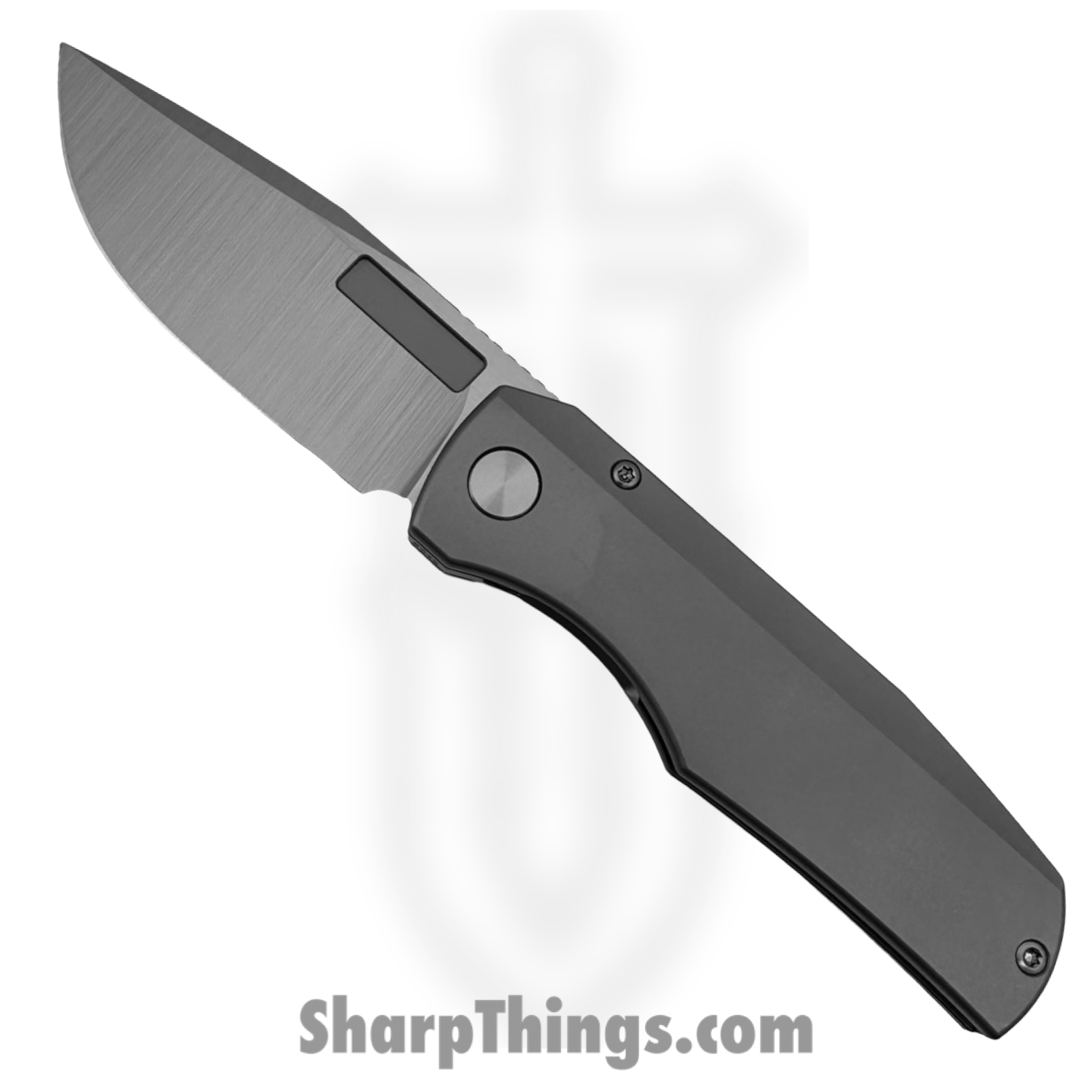 Vero Engineering - V-NO-BSTR-FK-1686-S - Nova Mini - Folding Knife - M390 Satin Drop Point - Titanium - Stonewash