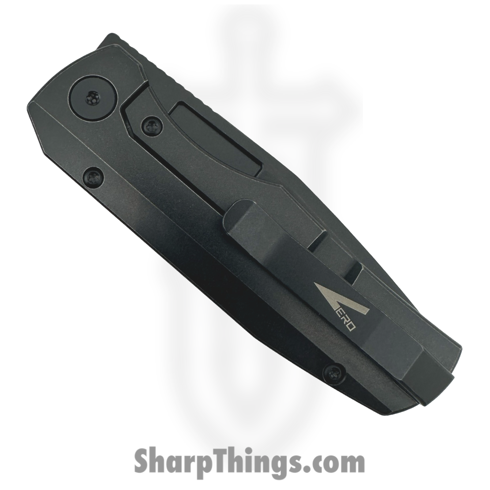 Vero Engineering - V-NO-BTB-FK-1688-S - Nova Mini - Fixed Blade Knife - M390 Blackwash Drop Point - Titanium - Blackwash - Image 4