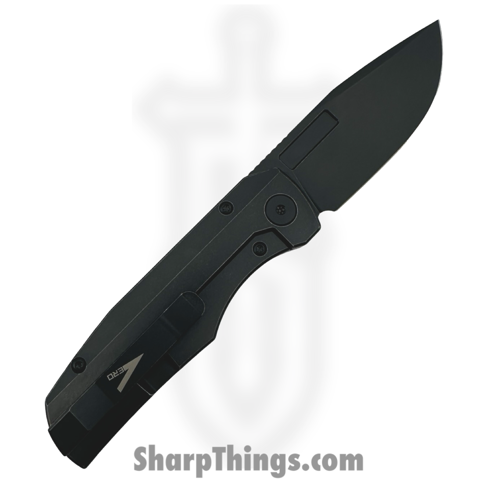 Vero Engineering - V-NO-BTB-FK-1688-S - Nova Mini - Fixed Blade Knife - M390 Blackwash Drop Point - Titanium - Blackwash - Image 2