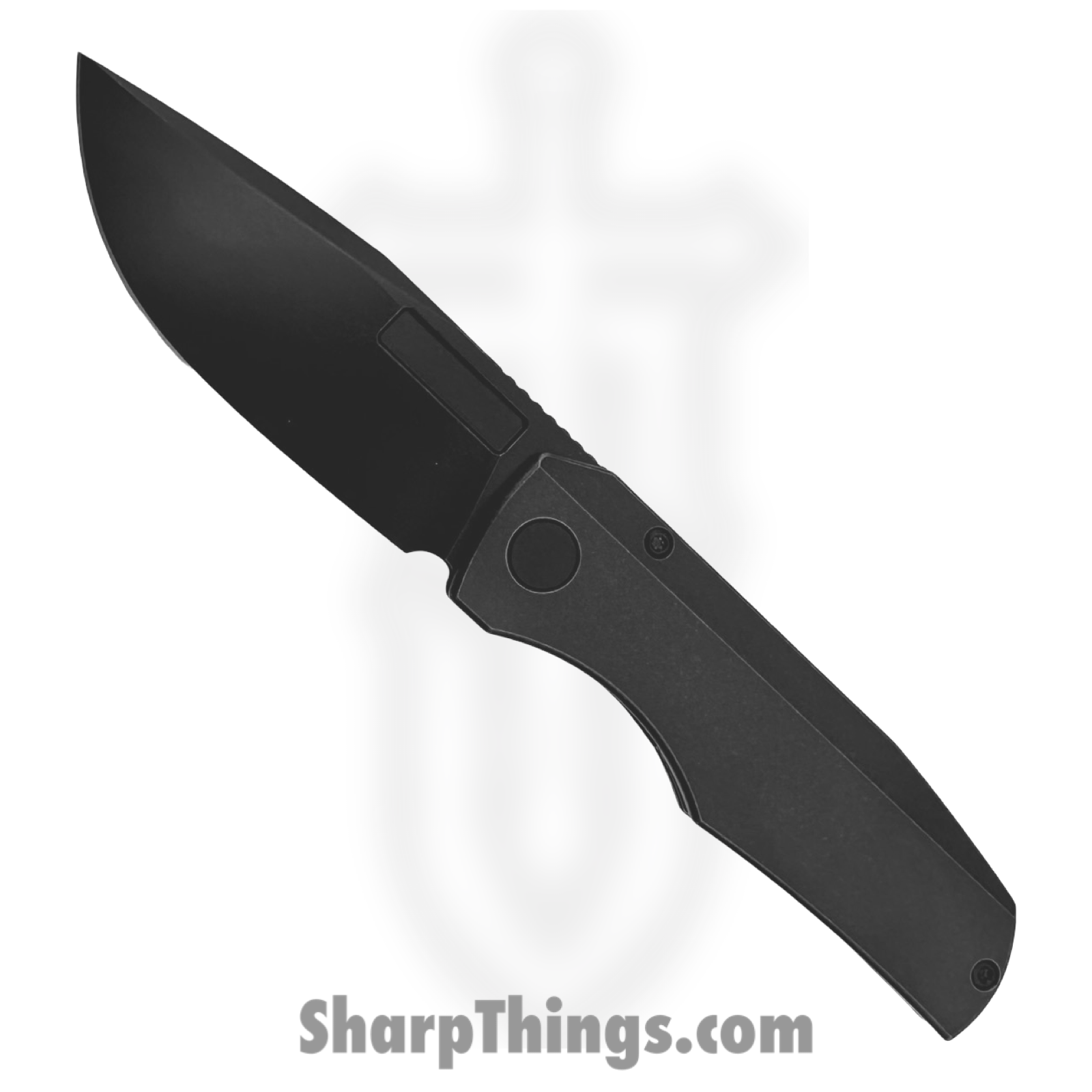 Vero Engineering - V-NO-BTB-FK-1688-S - Nova Mini - Fixed Blade Knife - M390 Blackwash Drop Point - Titanium - Blackwash