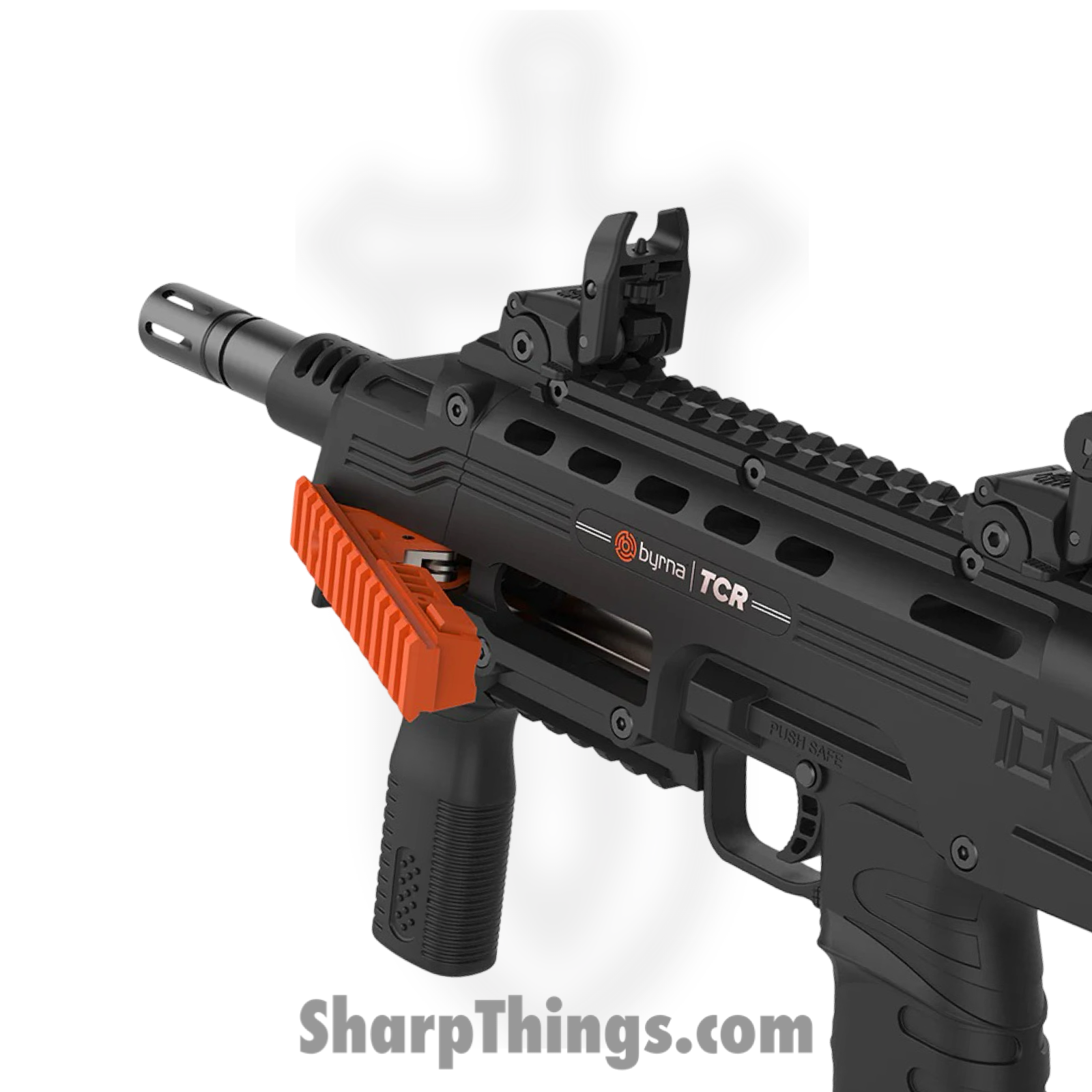Byrna - TK68401_ORN - Tactical Compact Rifle - Basic Kit - Black/Orange - Image 3
