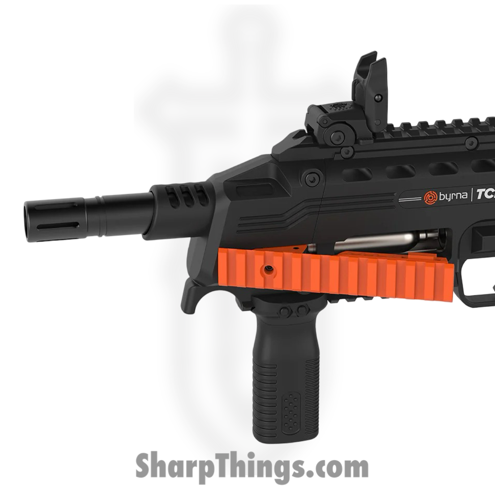 Byrna - TK68401_ORN - Tactical Compact Rifle - Basic Kit - Black/Orange - Image 4