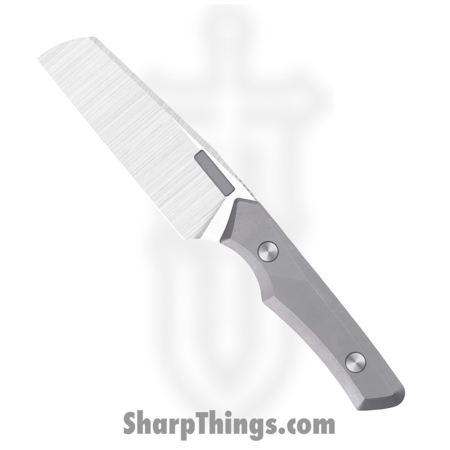 Vero Engineering - V-NO-BST-FBK-1783-S - Axon - Fixed Blade Knife - Bohler M390 Satin Sheepsfoot - Titanium - Natural