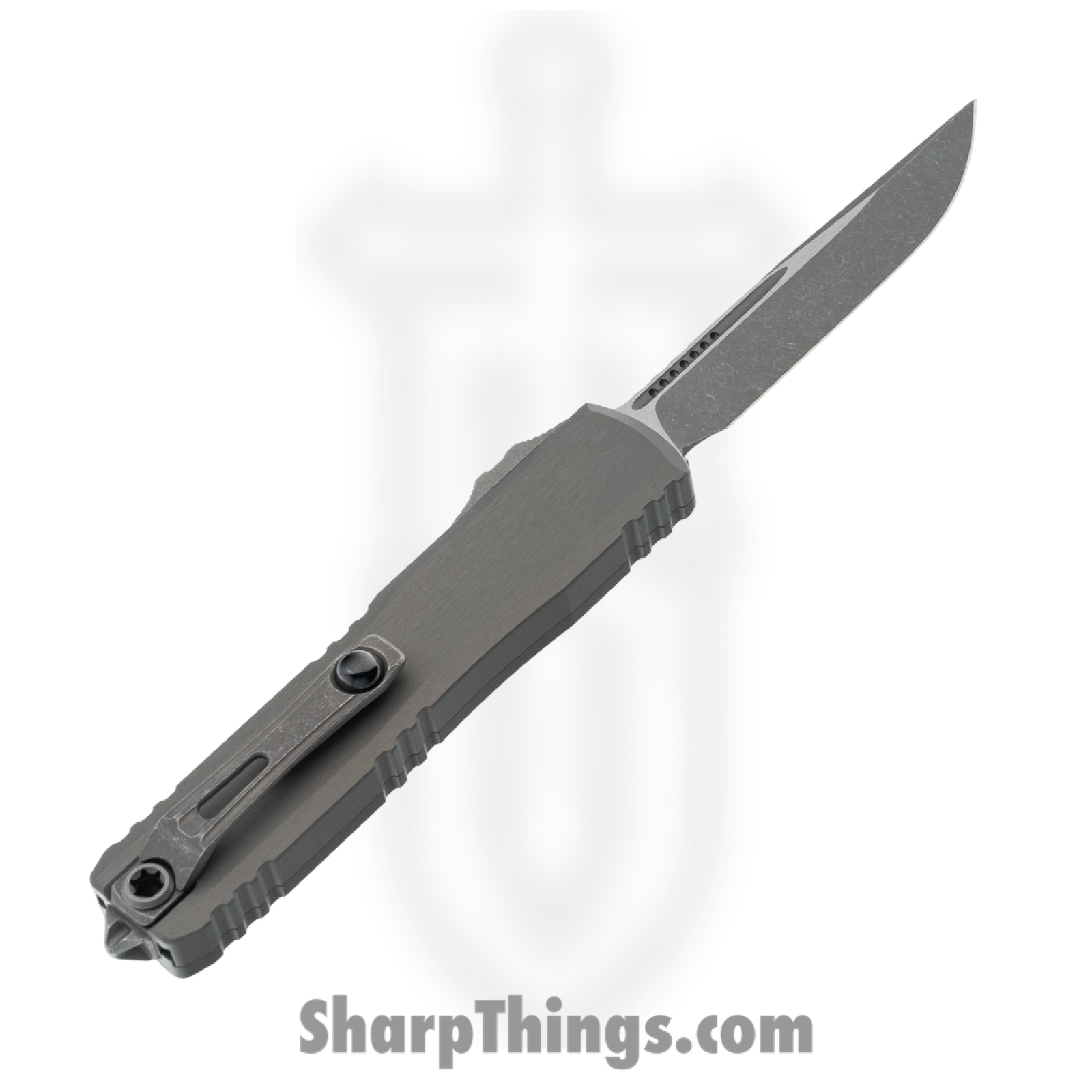 Microtech - 1121-10APNC - Ultratech GEN III ZBP - OTF Auto - M390MK Apocalyptic Drop Point - Aluminum - Natural - Image 2