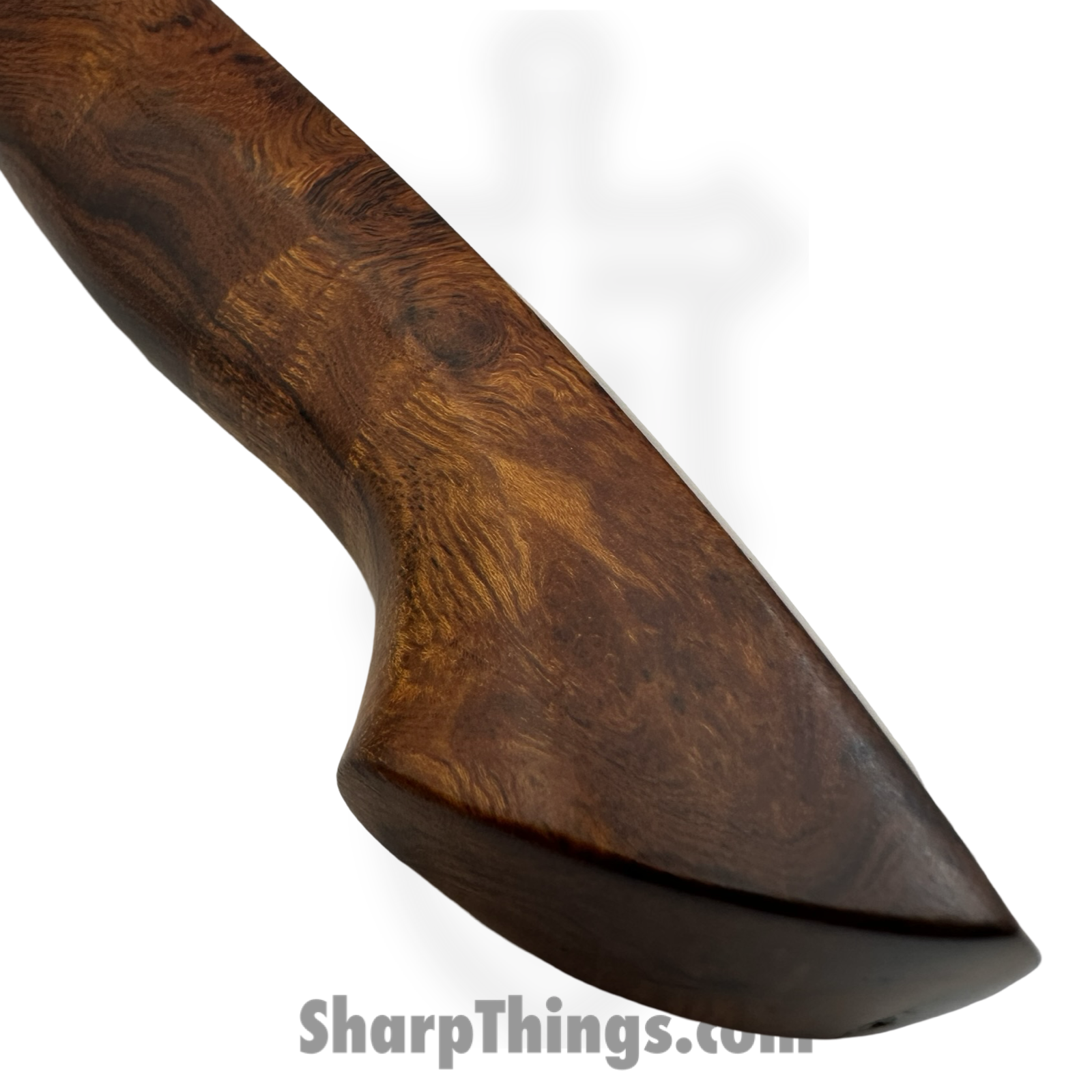 Royalty Rings Co. - RRC-Gyuto-01 - Gyuto - Fixed Blade Knife - AEB-L Satin Gyuto - Ironwood - Brown/Bronze - Image 3