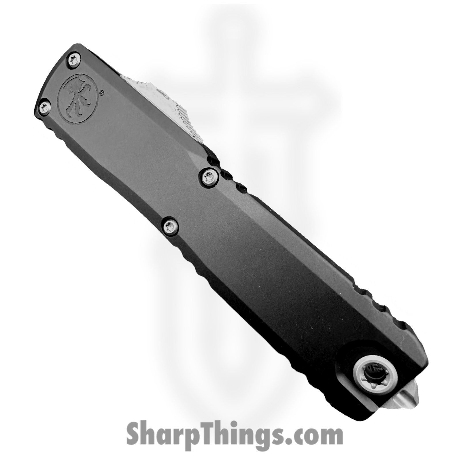 Microtech - 1123-10 - Ultratech Gen III ZBP - OTF Auto - M390MK Stonewash Tanto - 6061-T6 Aluminum - Black - Image 3