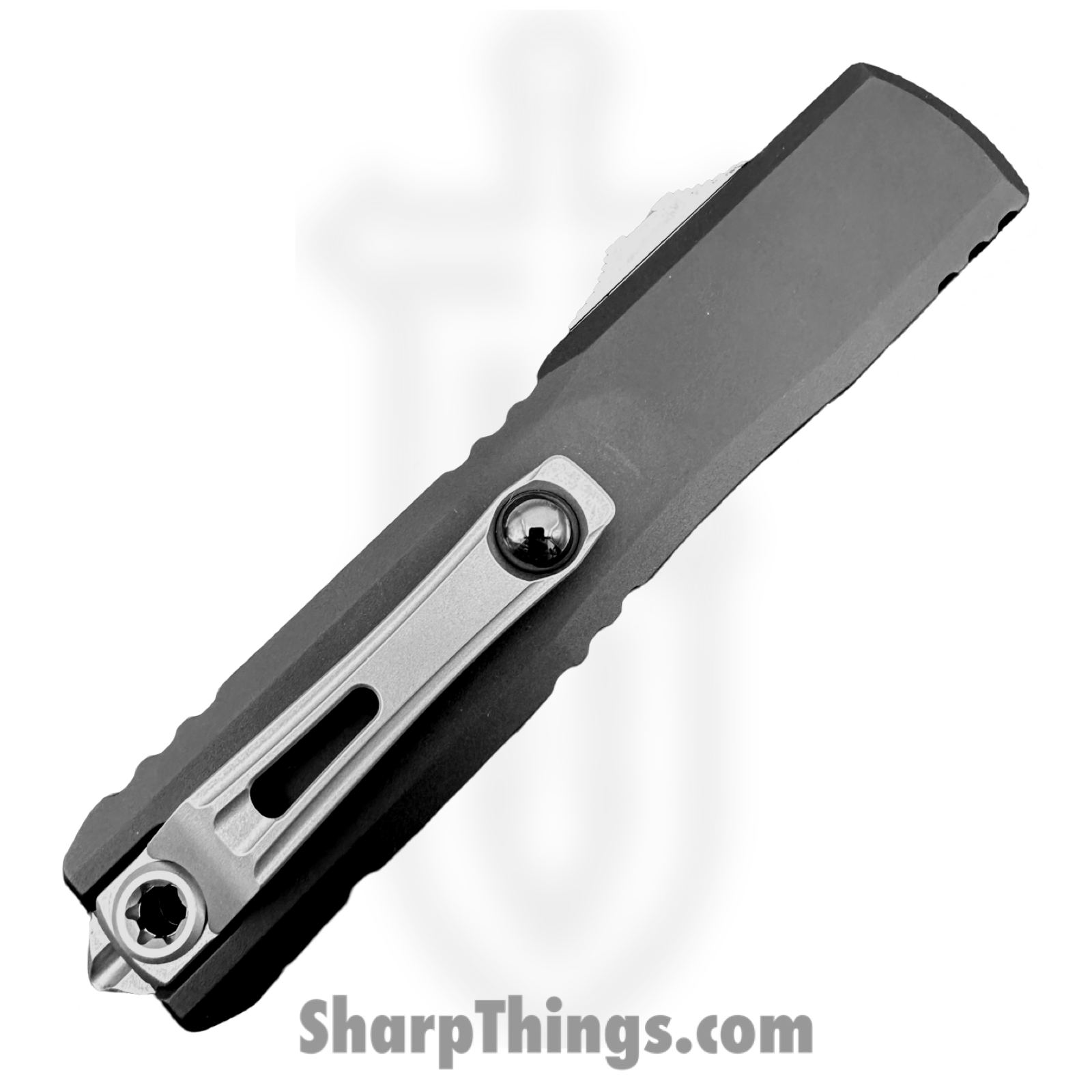 Microtech - 1123-10 - Ultratech Gen III ZBP - OTF Auto - M390MK Stonewash Tanto - 6061-T6 Aluminum - Black - Image 4