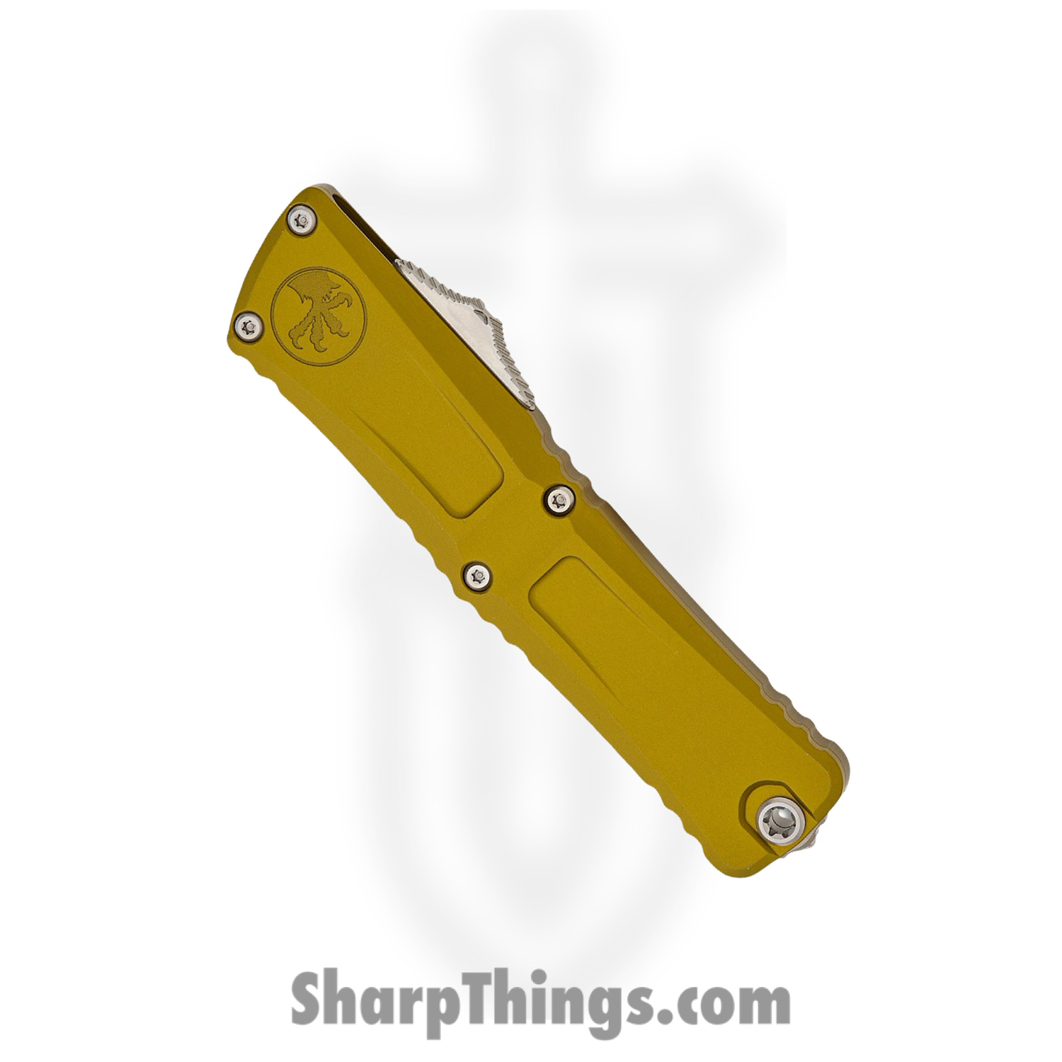 Microtech - 1144-10OD - Combat Troodon Gen III - OTF Auto - M390MK Stonewash Tanto - Aluminum - OD Green - Image 3