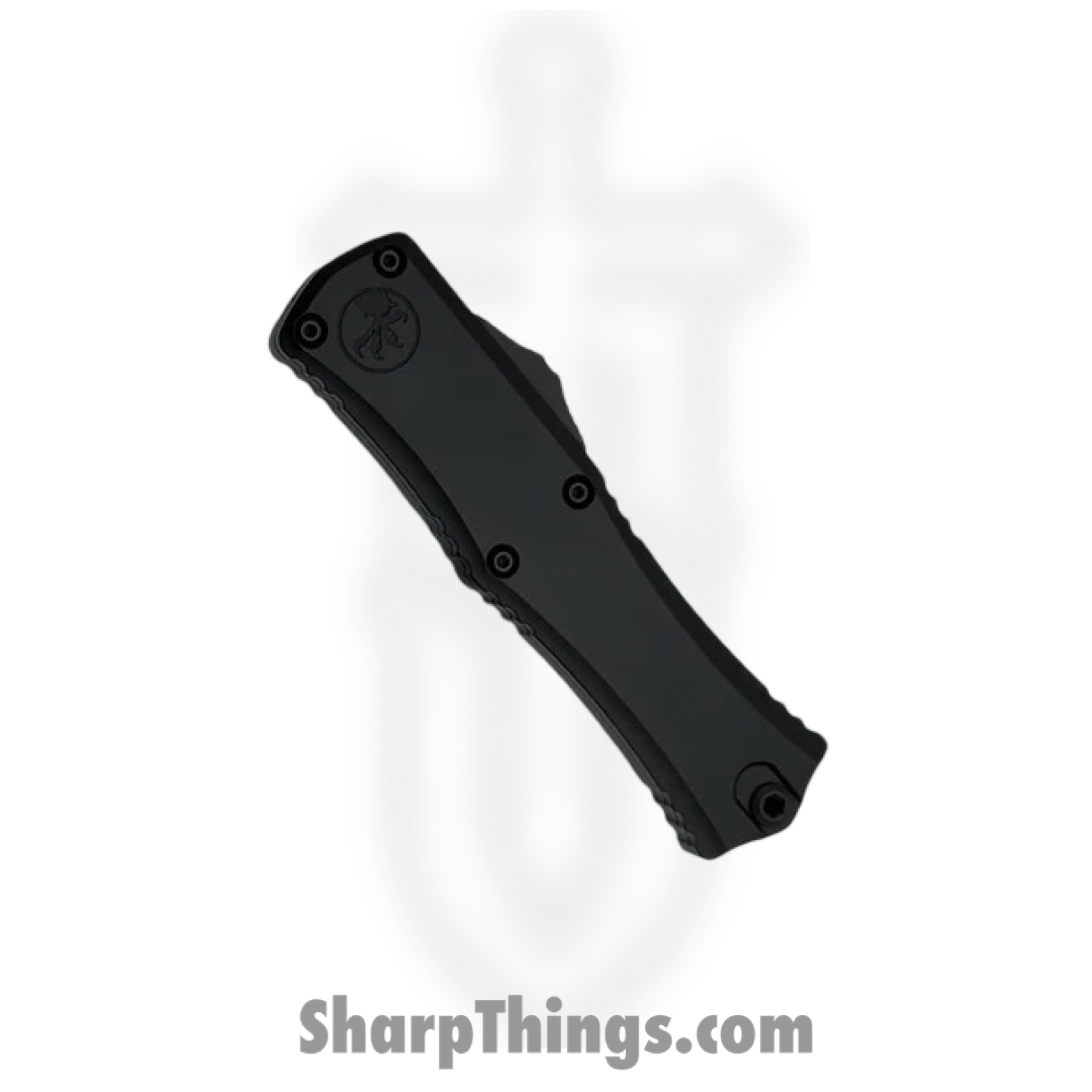 Microtech - 1705M-1T - Mini Hera II Tactical - OTF Auto - M390MK Coated Recurve - Aluminum - Black - Image 3