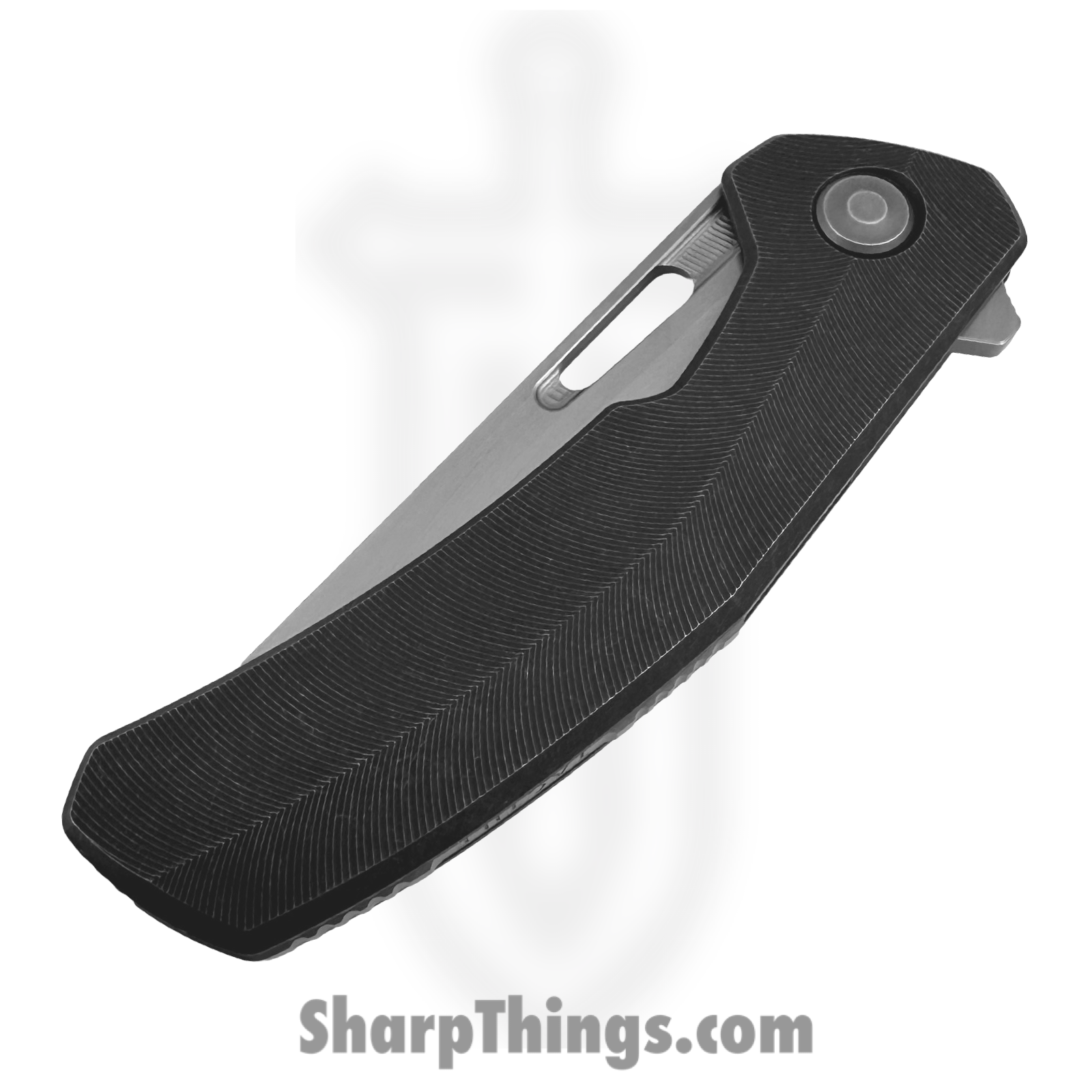 Tactile Knife Co. - 20-AR-MC01-TTF3 - Archer Feathered - Folding Knife - CPM MagnaCut Stonewash Drop Point - Titanium - Darkwash - Image 5