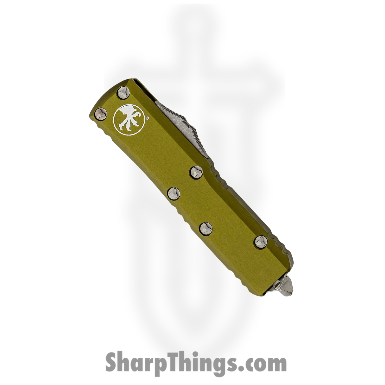 Microtech - 231-10APOD - UTX-85 - OTF Auto - M390 Apocalyptic Drop Point - 6061-T6 Aluminum - OD Green - Image 3
