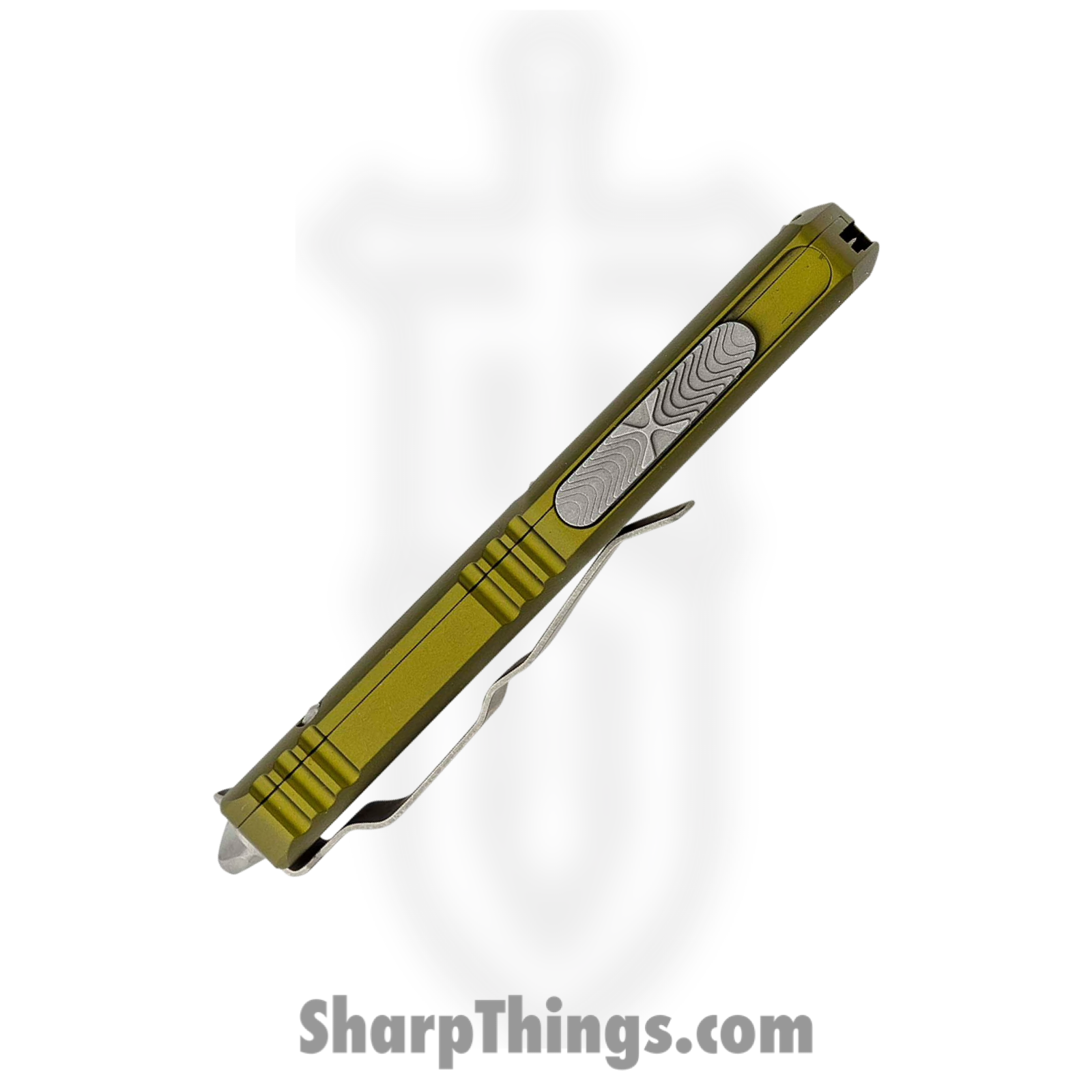 Microtech - 231-10APOD - UTX-85 - OTF Auto - M390 Apocalyptic Drop Point - 6061-T6 Aluminum - OD Green - Image 5