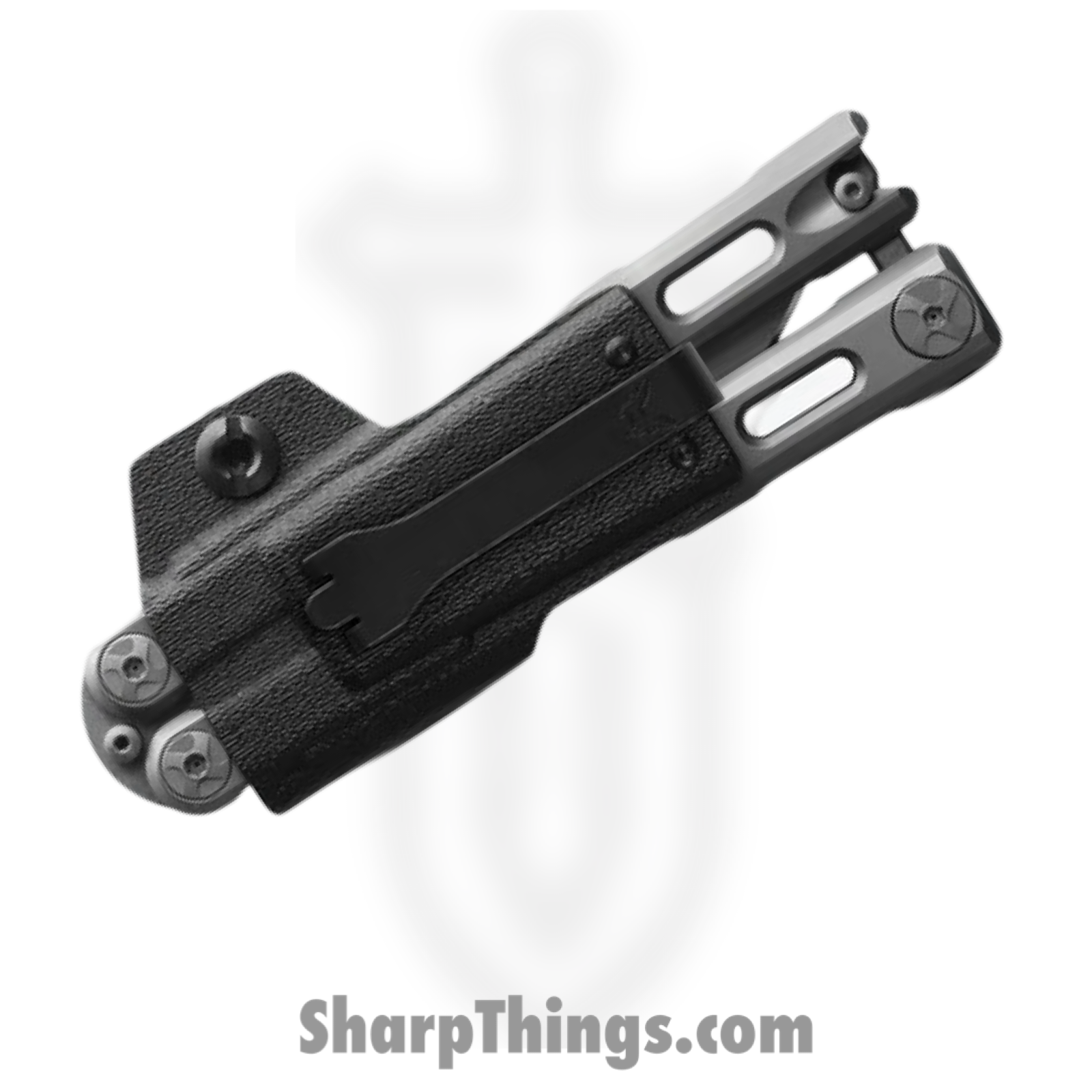 Benchmade - 82 - Laro - Balisong - CPM MagnaCut Stonewash Drop Point - Titanium - Gray - Image 3