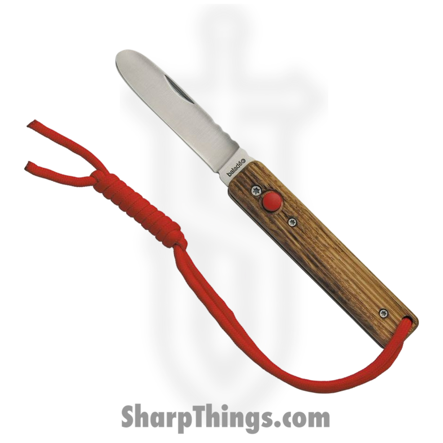 Baladeo Knives - BALECO340 - Papagayo Kids Knife - Folding Knife - 420 SS Satin Blunt Tip - Zebra Wood - Brown