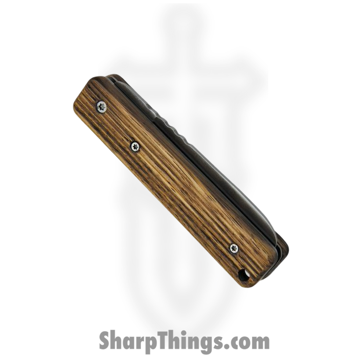Baladeo Knives - BALECO340 - Papagayo Kids Knife - Folding Knife - 420 SS Satin Blunt Tip - Zebra Wood - Brown - Image 3