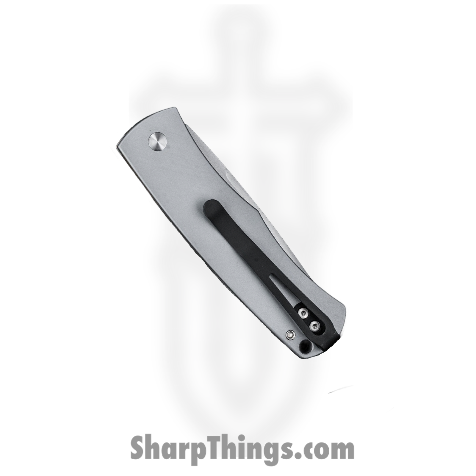 ProTech - BR-1.3 LTD-Grey - Magic Whiskers - Automatic Knife - 154CM Stonewash Drop Point - Aluminum - Grey - Image 4