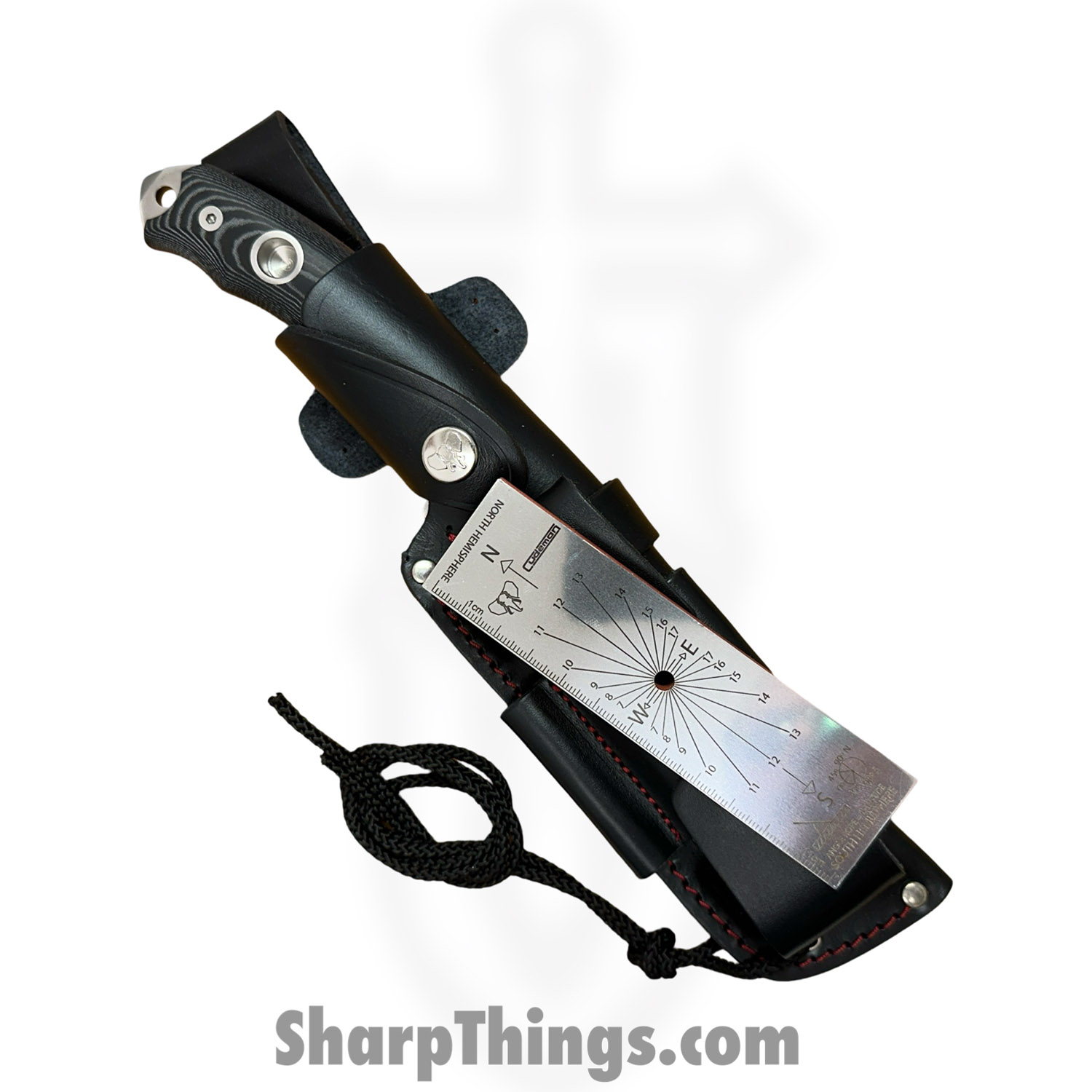 Cudeman - CUD125MC - Survival Knife Kit - Fixed Blade Knife - Bohler N695 Satin Clip Point - Micarta - Black Gray - Image 7
