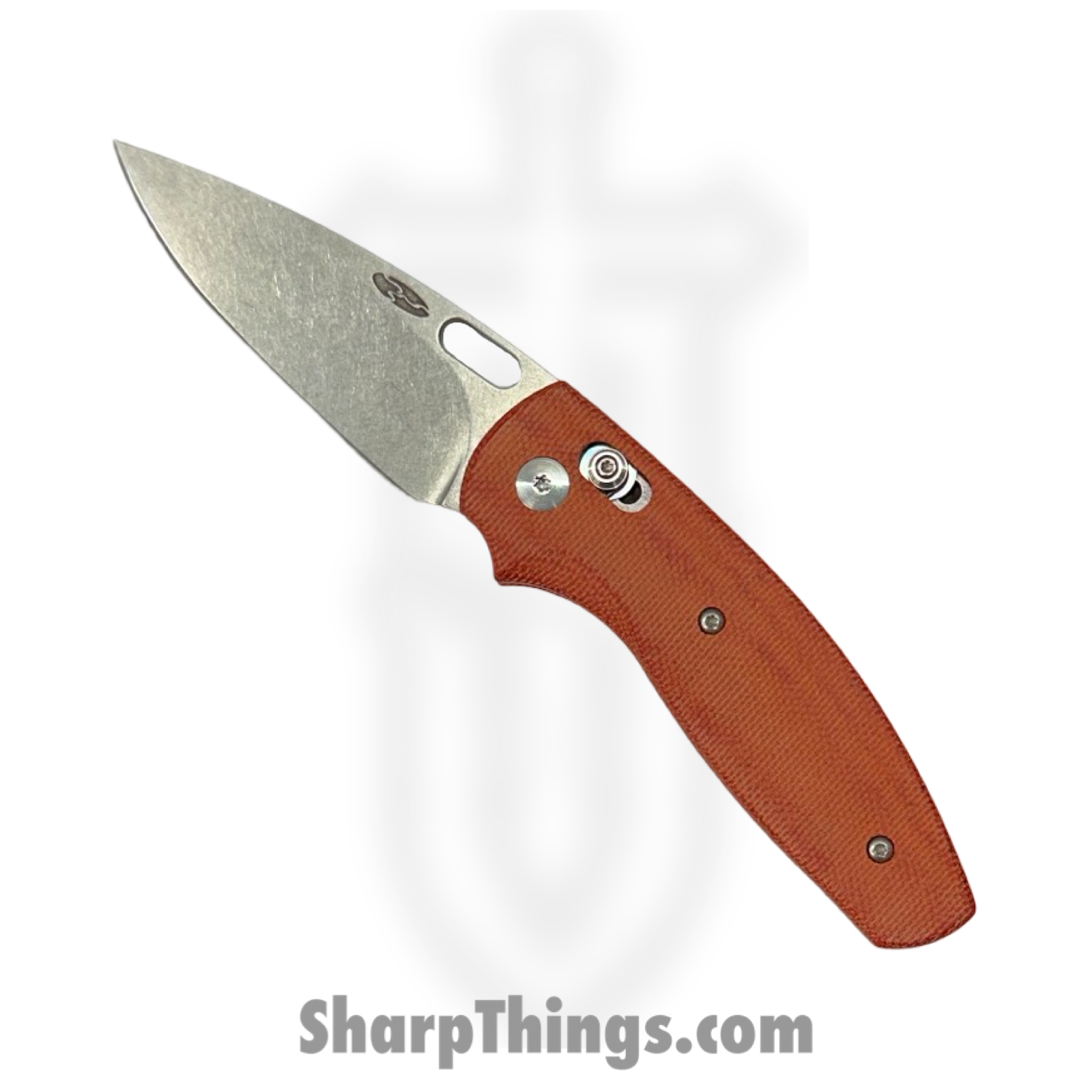 TRM - DLRBD3DMICAO - BullDog - Folding Knife - 20CV Stonewash Drop Point - Micarta - Autumn Orange