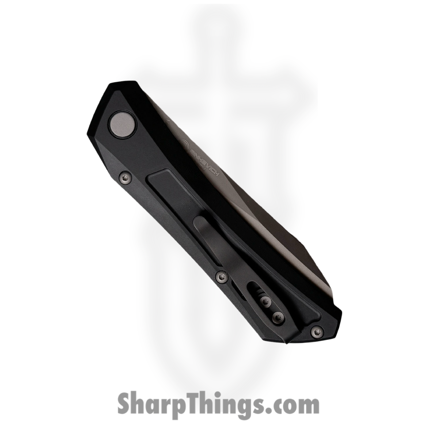 ProTech - DS121 - Oligarch - Automatic Knife - CPM MagnaCut Coated Sheepsfoot - Aluminum - Black - Image 2