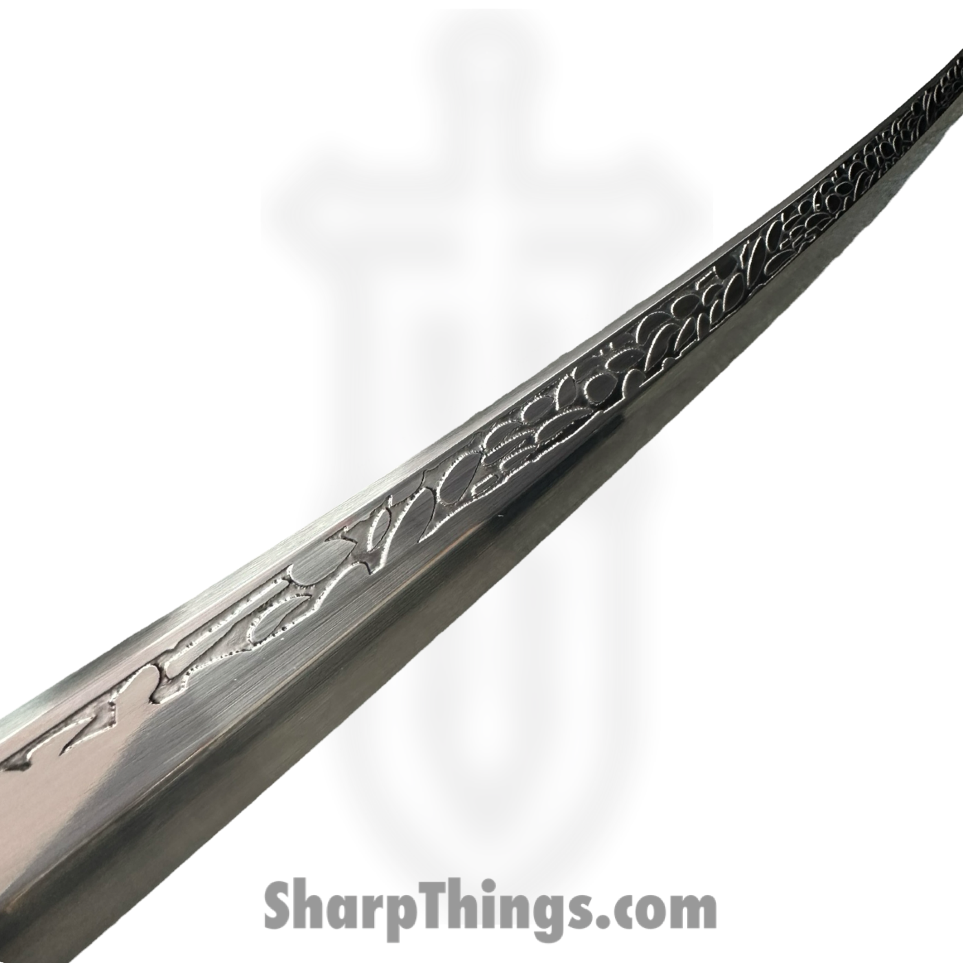 SBC - ELDEN0125 - Elden Ring - Fixed Blade Knife - T10 HC Polished Katana - Cord Wrapped - Gray - Image 5