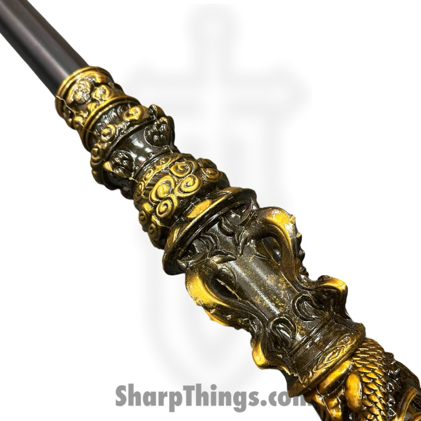 SBC - GOLDSTA0125 - Golden Staff - Alloy Steel Polished Staff - Stainless Steel - Black Gold - Image 3