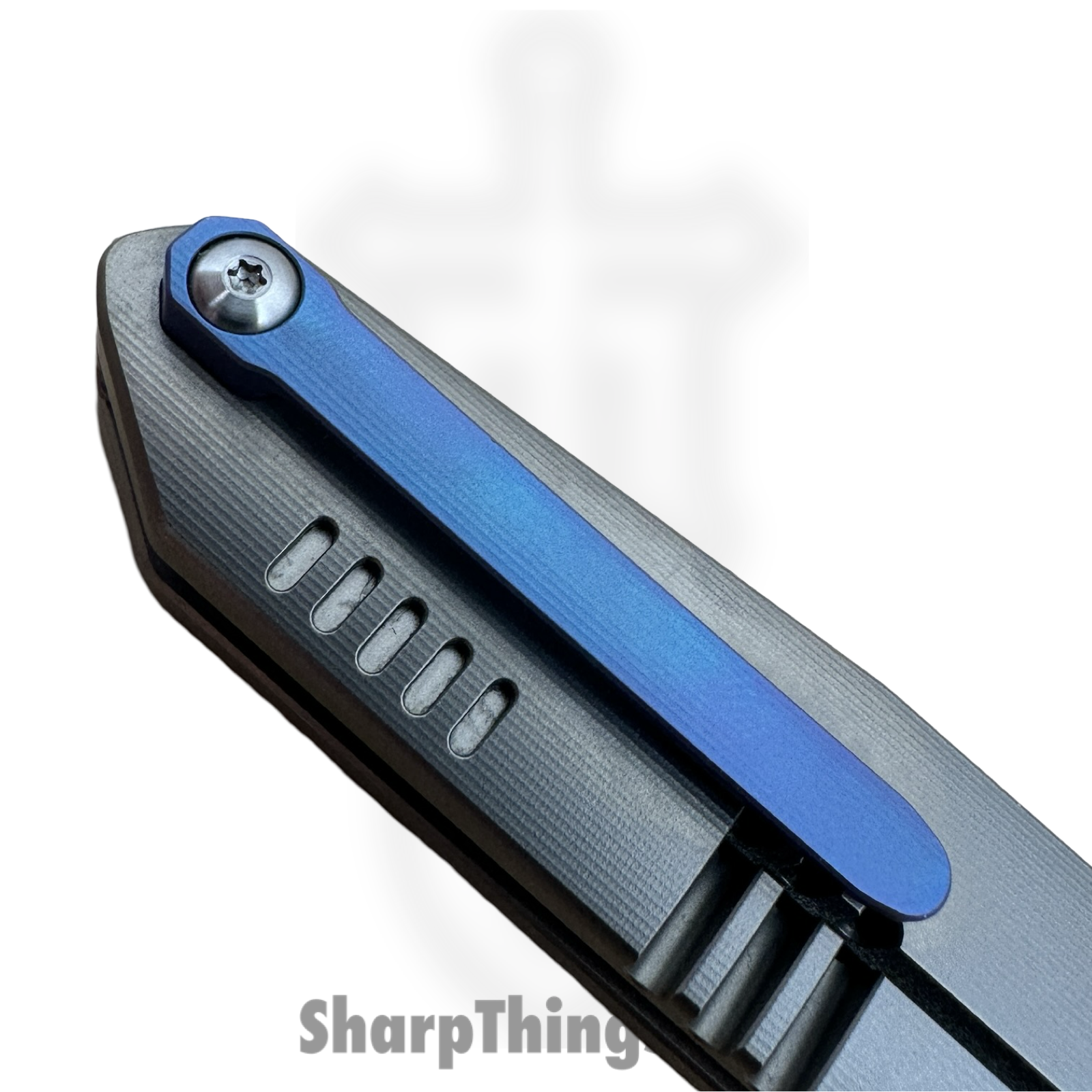 GiantMouse - GMF1-F-PVD - GMF1 - Fixed Blade Knife - n690 PVD Sheepsfoot - Skeletonized - Black