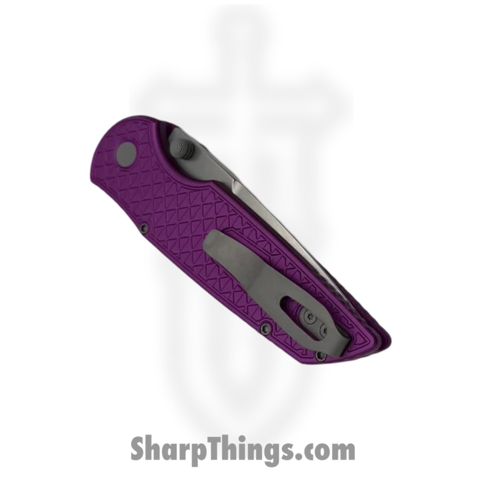 ProTech - INT105-Purple - TR-3 Integrity - Folding Knife - S35VN Stonewash Drop Point - Aluminum - Purple - Image 4