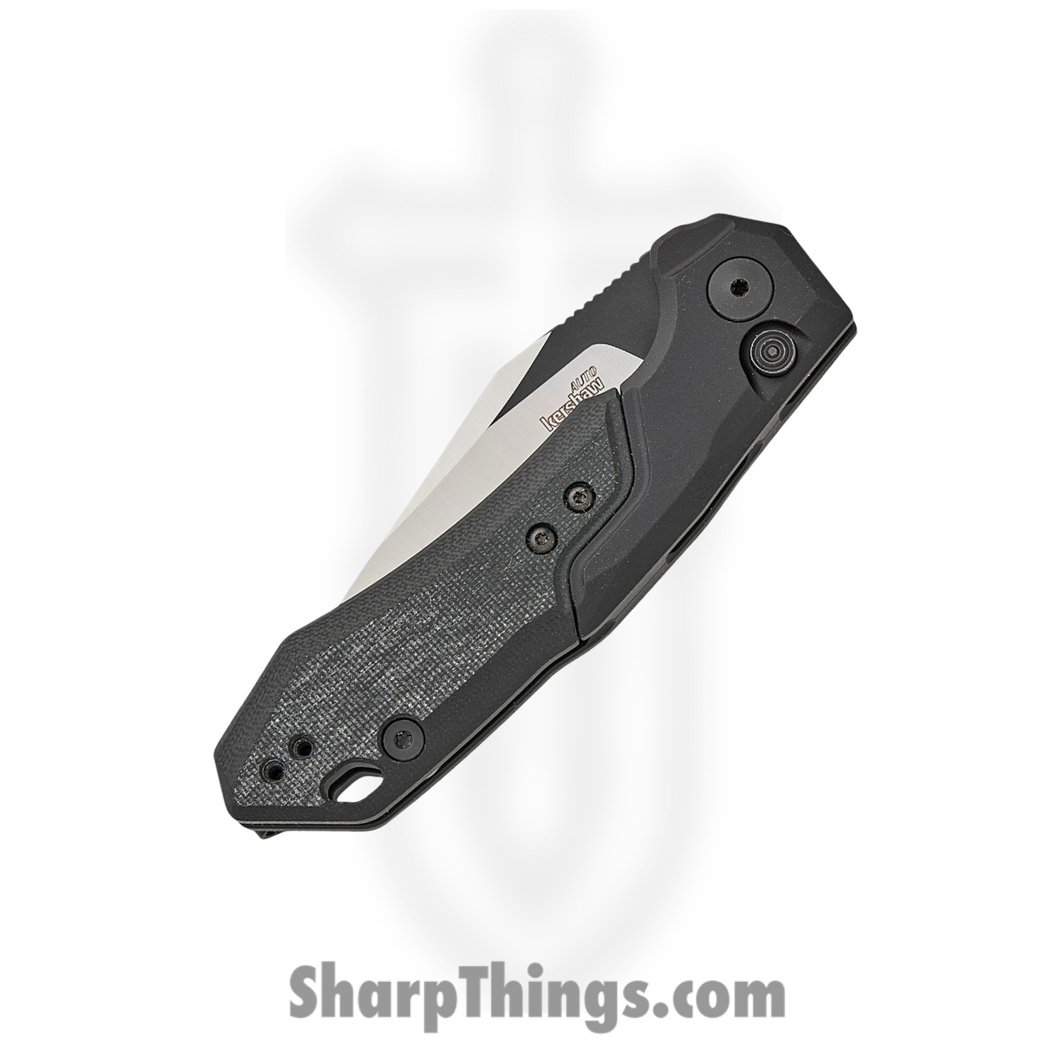 Kershaw - KS7851BLK - Launch 19 - Automatic Knife - CPM 154 Two Tone Clip Point - 6061-T6 Aluminum with G10 - Black - Image 3