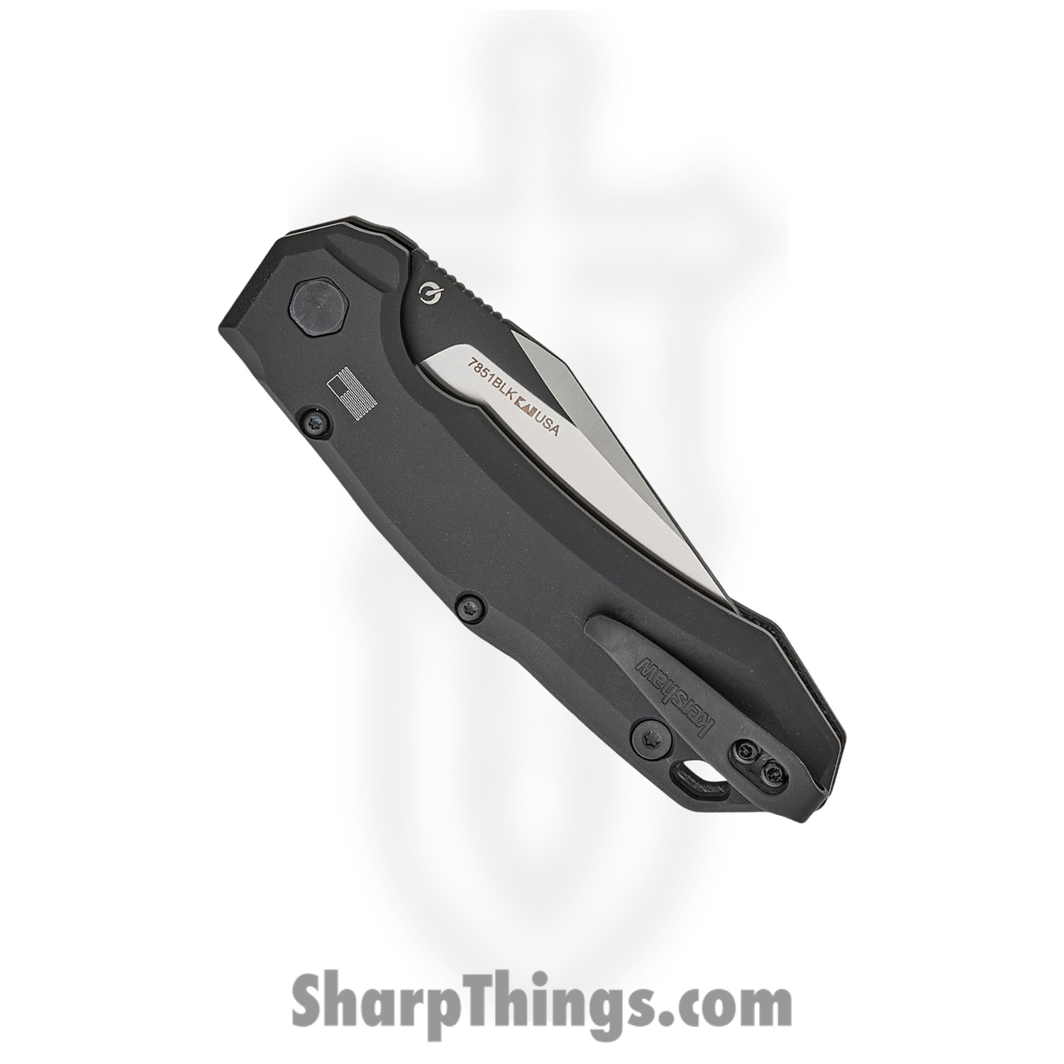 Kershaw - KS7851BLK - Launch 19 - Automatic Knife - CPM 154 Two Tone Clip Point - 6061-T6 Aluminum with G10 - Black - Image 4