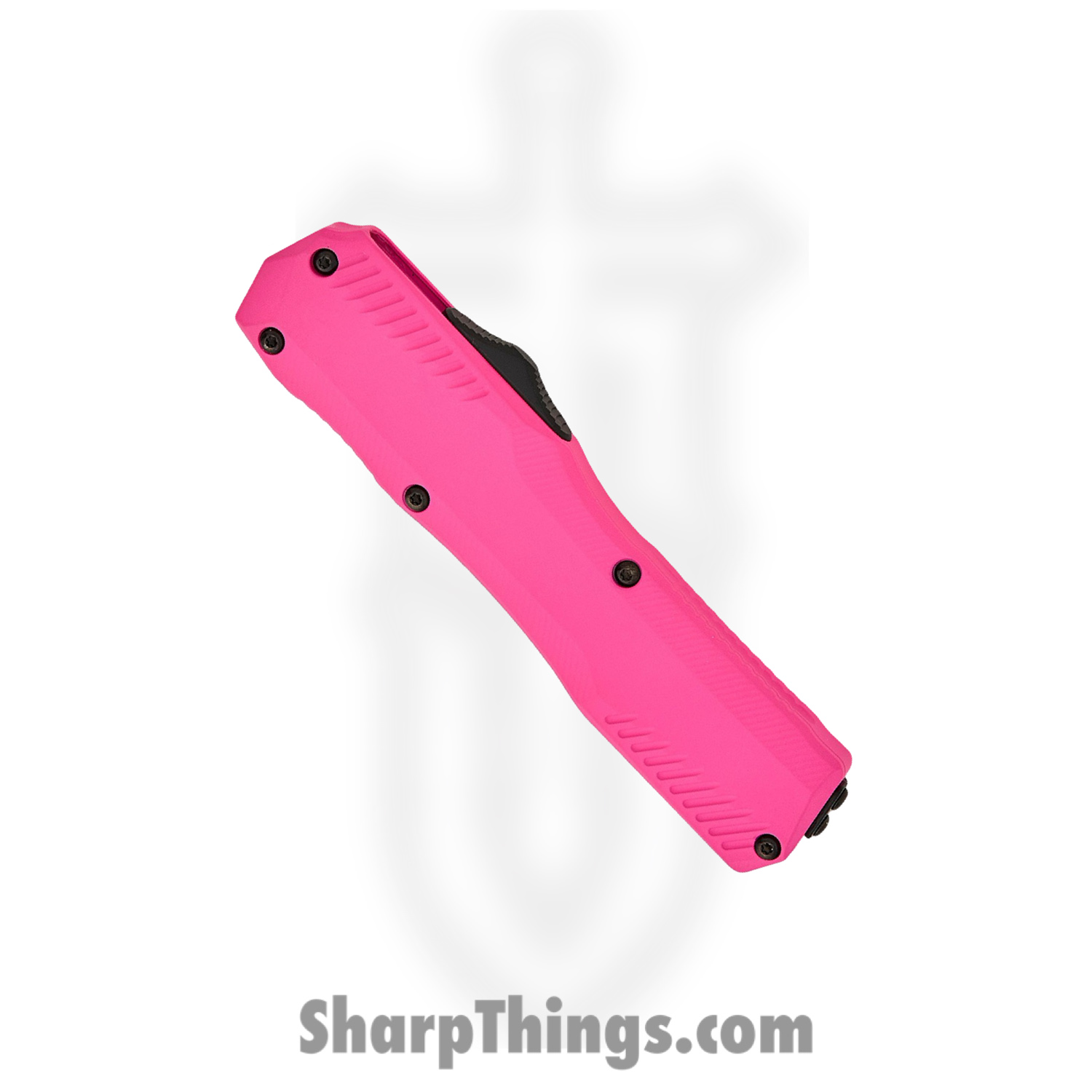 Kershaw - KS9000PKBLK - Livewire - OTF Auto - CPM MagnaCut Coated Dagger - Aluminum - Pink - Image 3