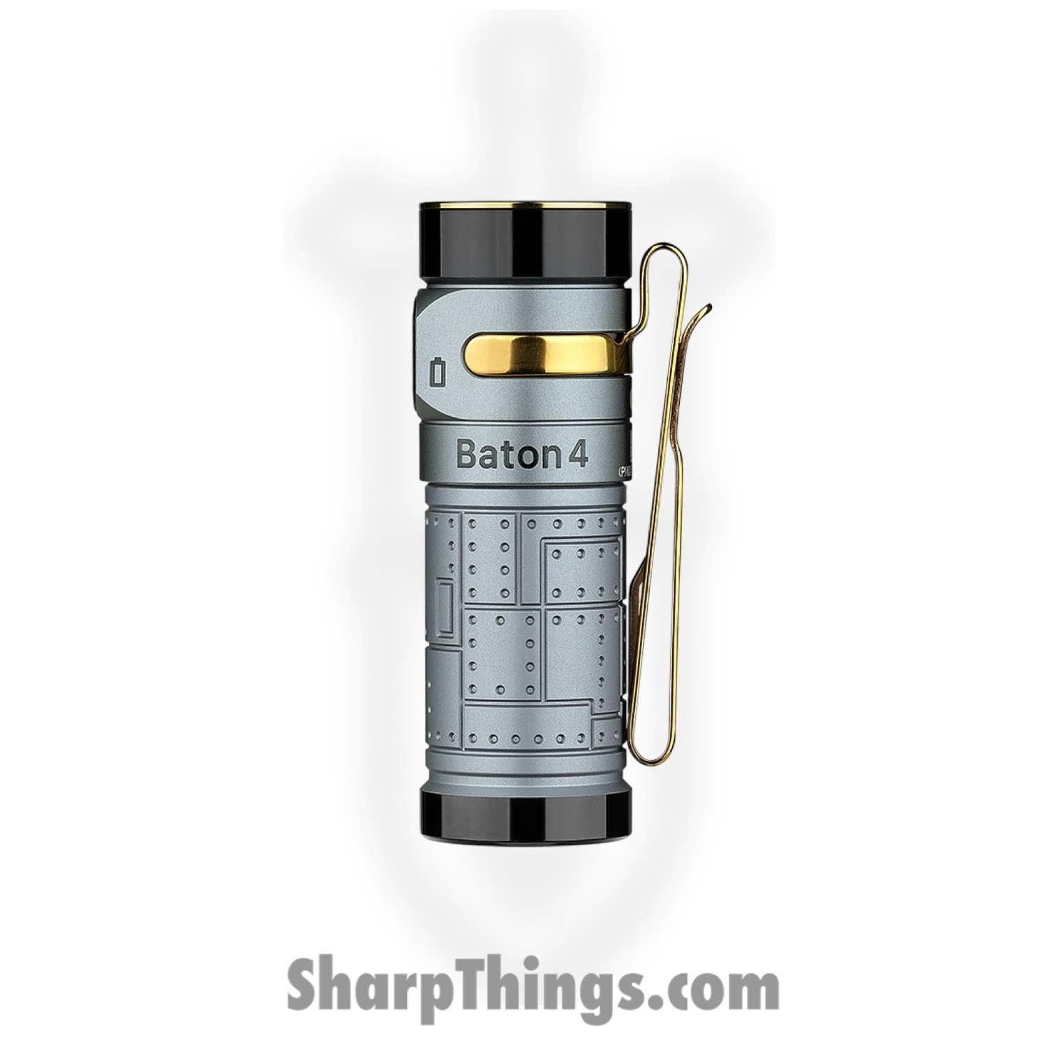 Olight - OLTBATON4FTPL - Baton 4 Flashlight Fighter Pilot - Aluminum - Gray - Image 3