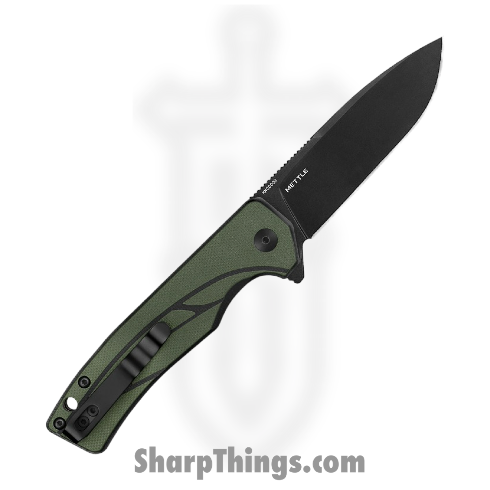 Olight - OLTMETTLEODG - Mettle - Folding Knife - 154CM Coated Drop Point - G10 - OD Green Black - Image 2