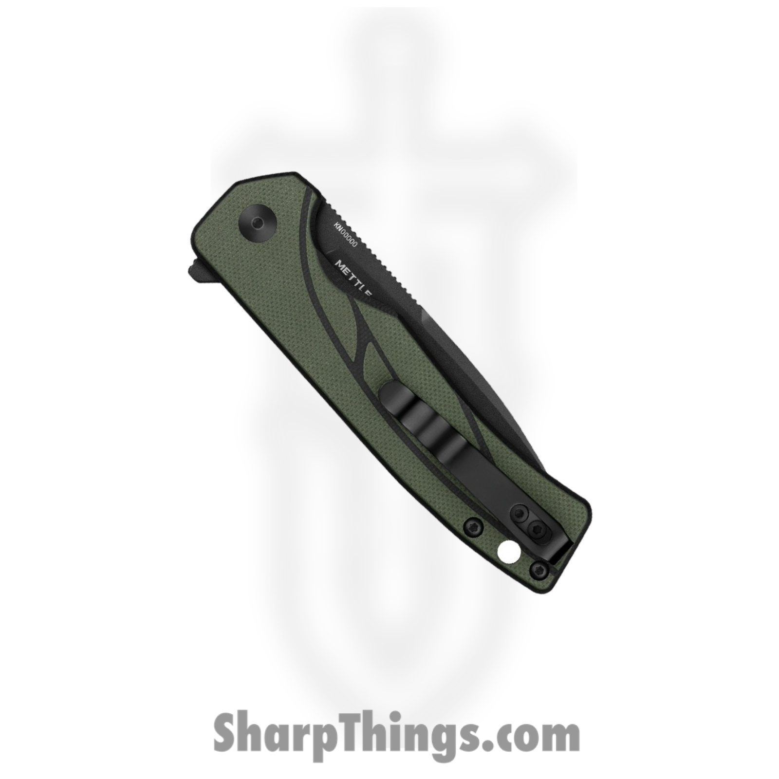 Olight - OLTMETTLEODG - Mettle - Folding Knife - 154CM Coated Drop Point - G10 - OD Green Black - Image 4