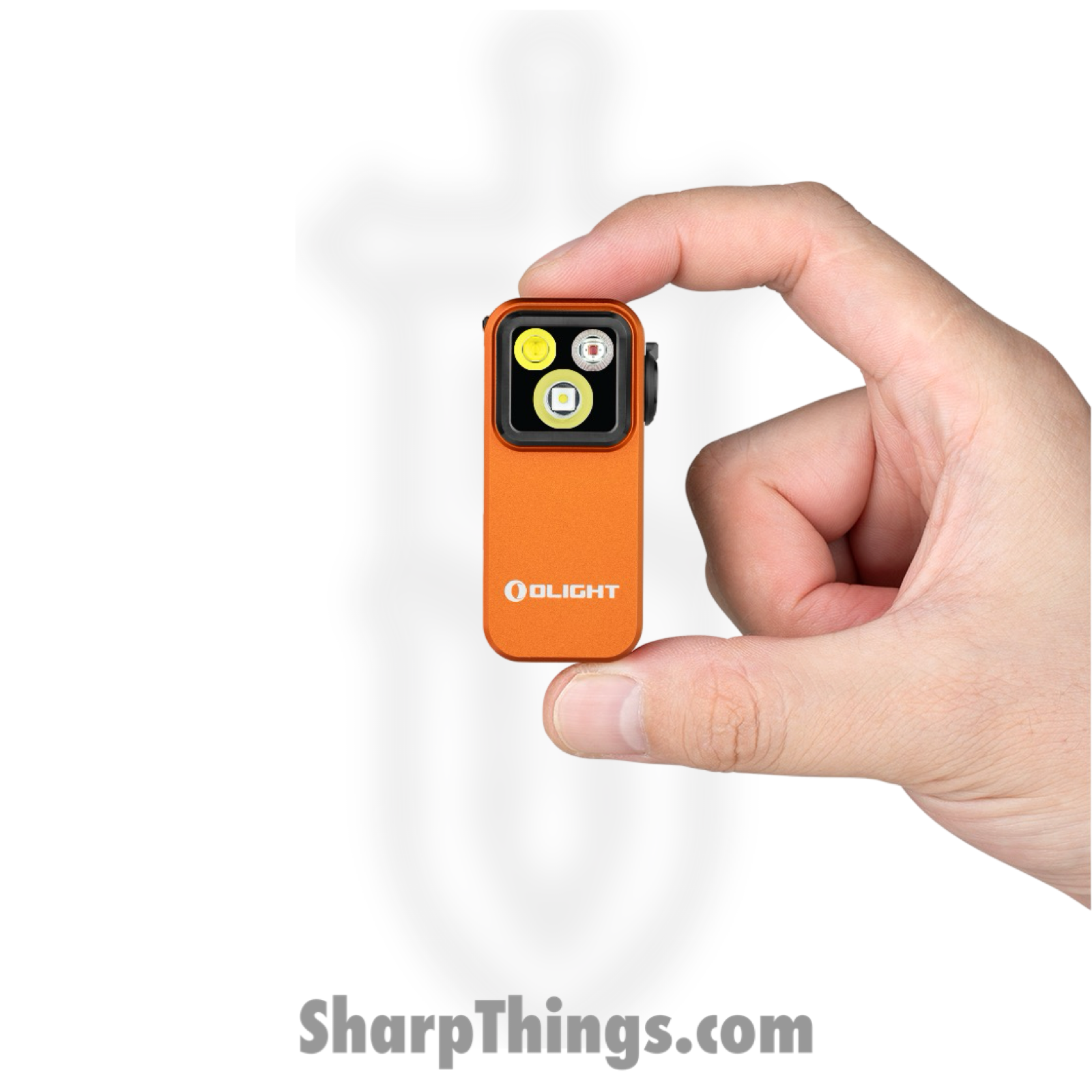 Olight - OLTOCLIPPROOG - Oclip Pro Clip Light - Aluminum - Orange - Image 4