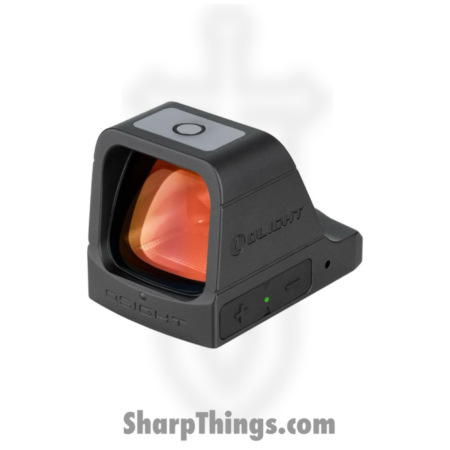 Olight – OLTOSIGHTRD – Osight 3 Red MOA with Magnetic Charging Cover – Aluminum – Black