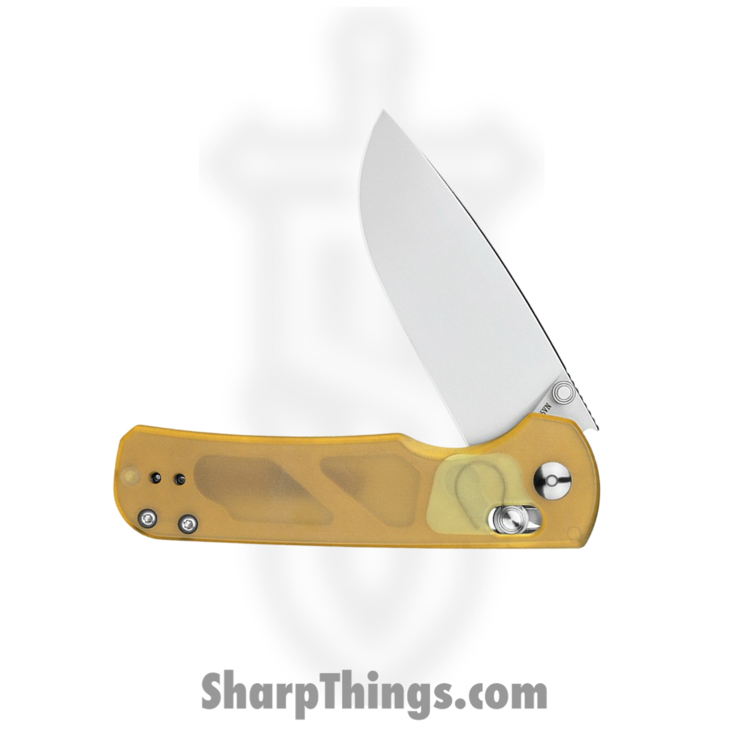 Olight - OLTRUBATO4PEI - Rubato 4 - Folding Knife - CPM S35VN Satin Drop Point - PEI - Yellow - Image 3