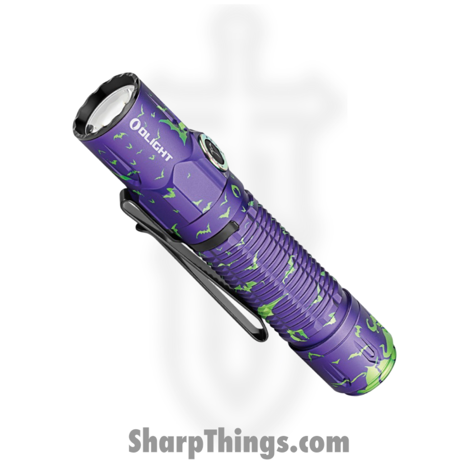 Olight - OLTWR3SBFZ - Warrior 3S Flashlight Nocturnal Sentinel - Aluminum - Purple Green