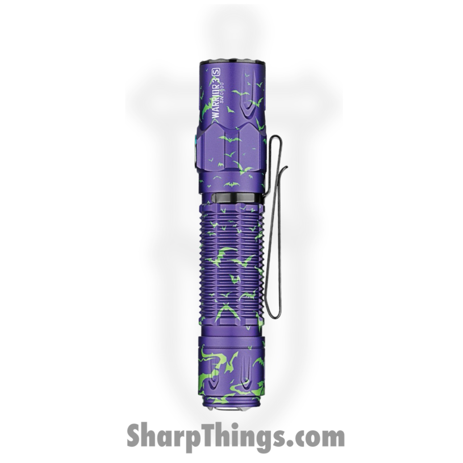 Olight - OLTWR3SBFZ - Warrior 3S Flashlight Nocturnal Sentinel - Aluminum - Purple Green - Image 5