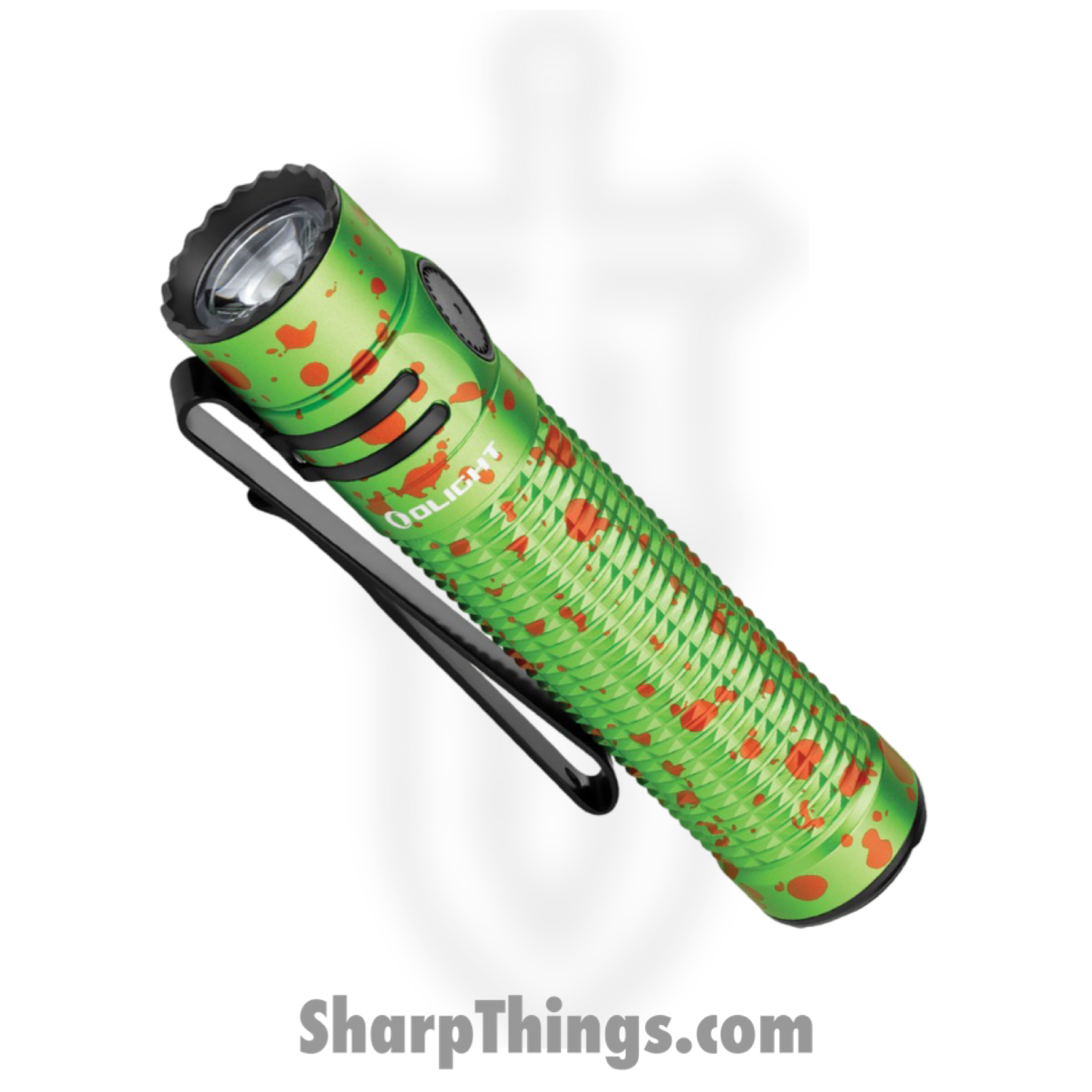 Olight - OLTWRMINI3ZOMG - Warrior Mini 3 Flashlight - Aluminum - Green Red
