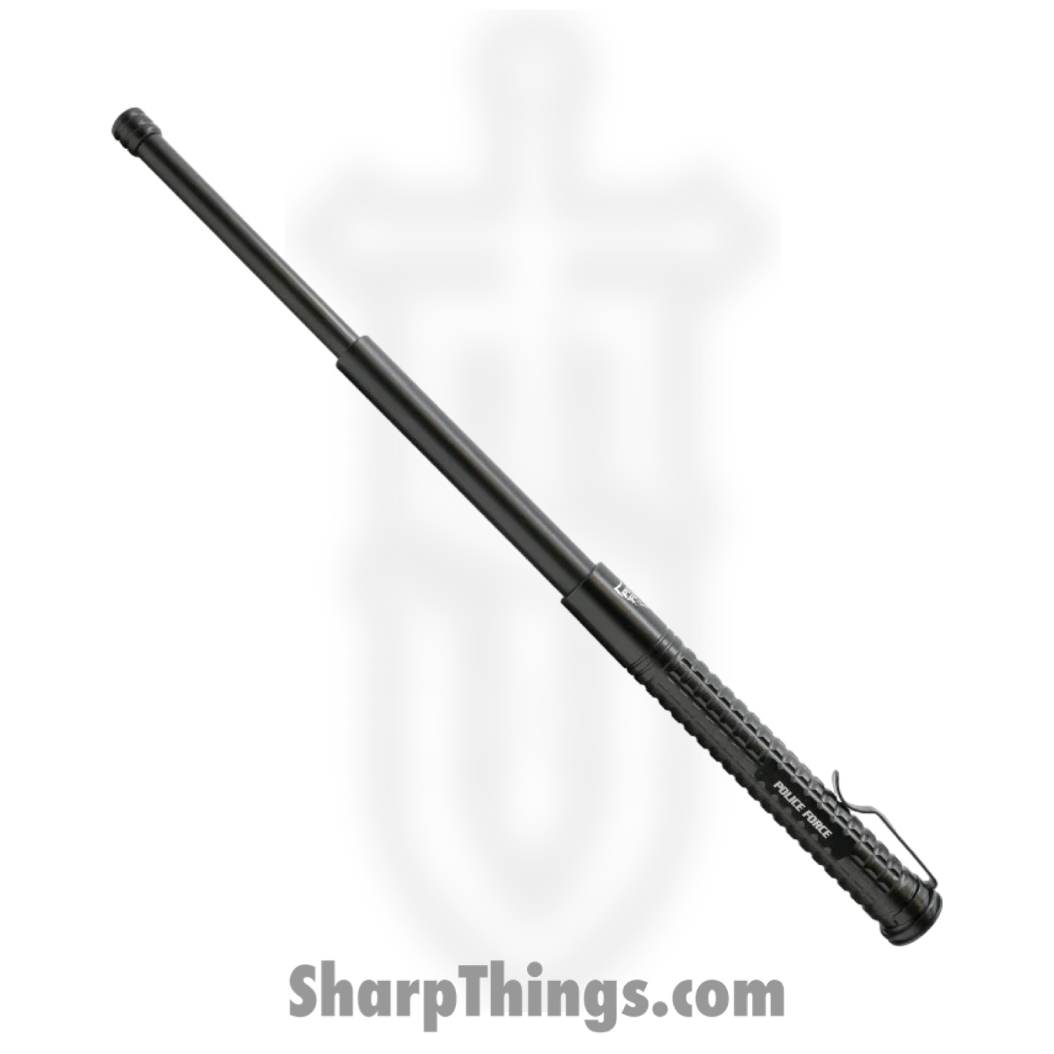 Police Force Tactical - PF16TPB - Collapsible Baton 16 Inch - Aluminum - Black