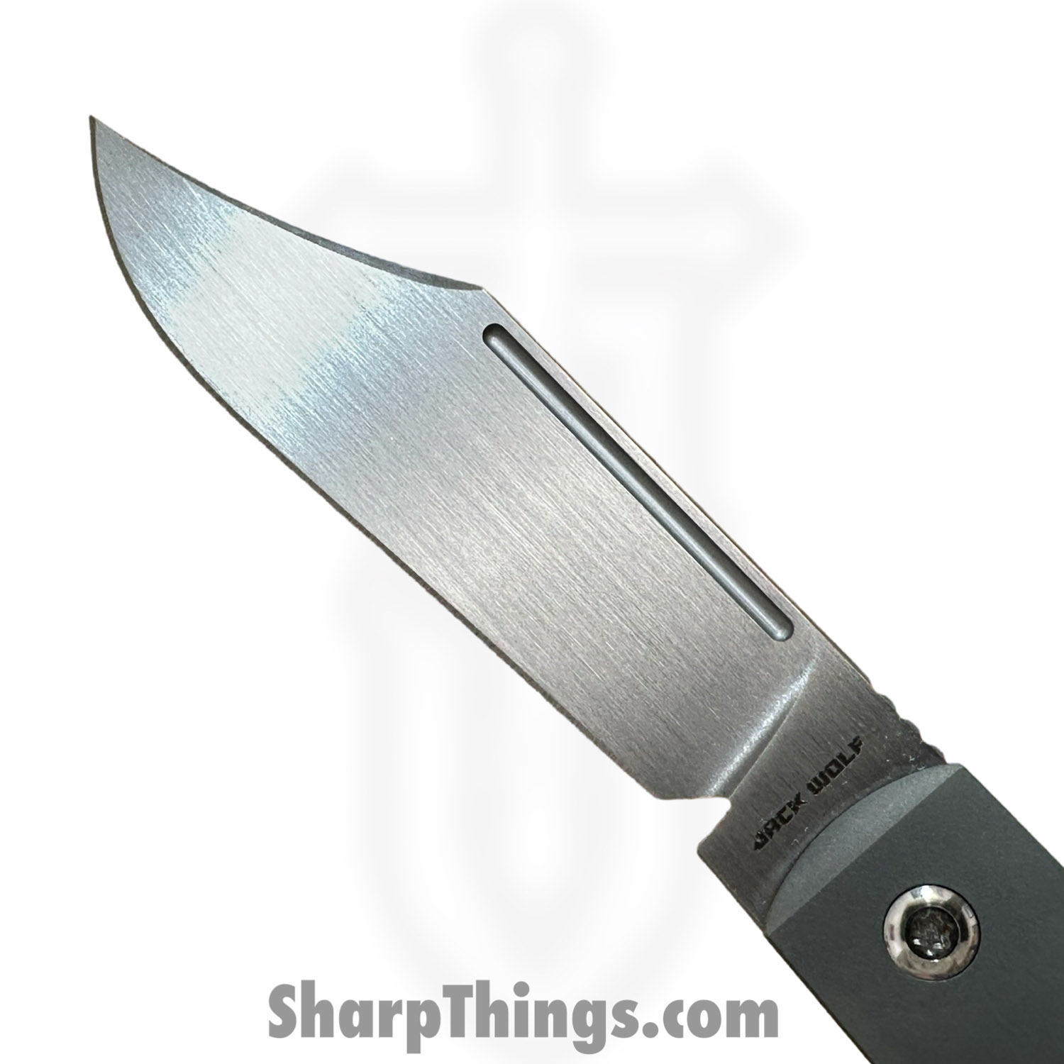 Jack Wolf Knives - PRIMO-01-ROSEWOOD - Primo Jack - Folding Knife - S90V Satin Clip Point - Rosewood - Natural - Image 6