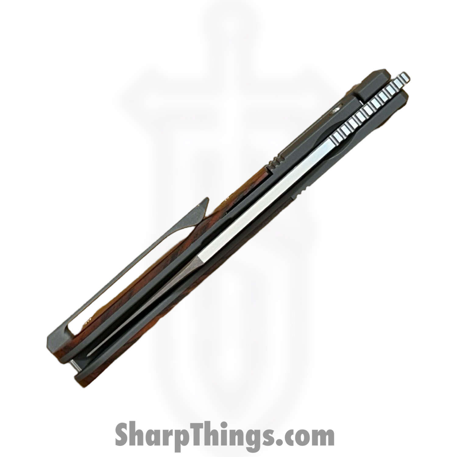 Jack Wolf Knives - PRIMO-01-ROSEWOOD - Primo Jack - Folding Knife - S90V Satin Clip Point - Rosewood - Natural - Image 7