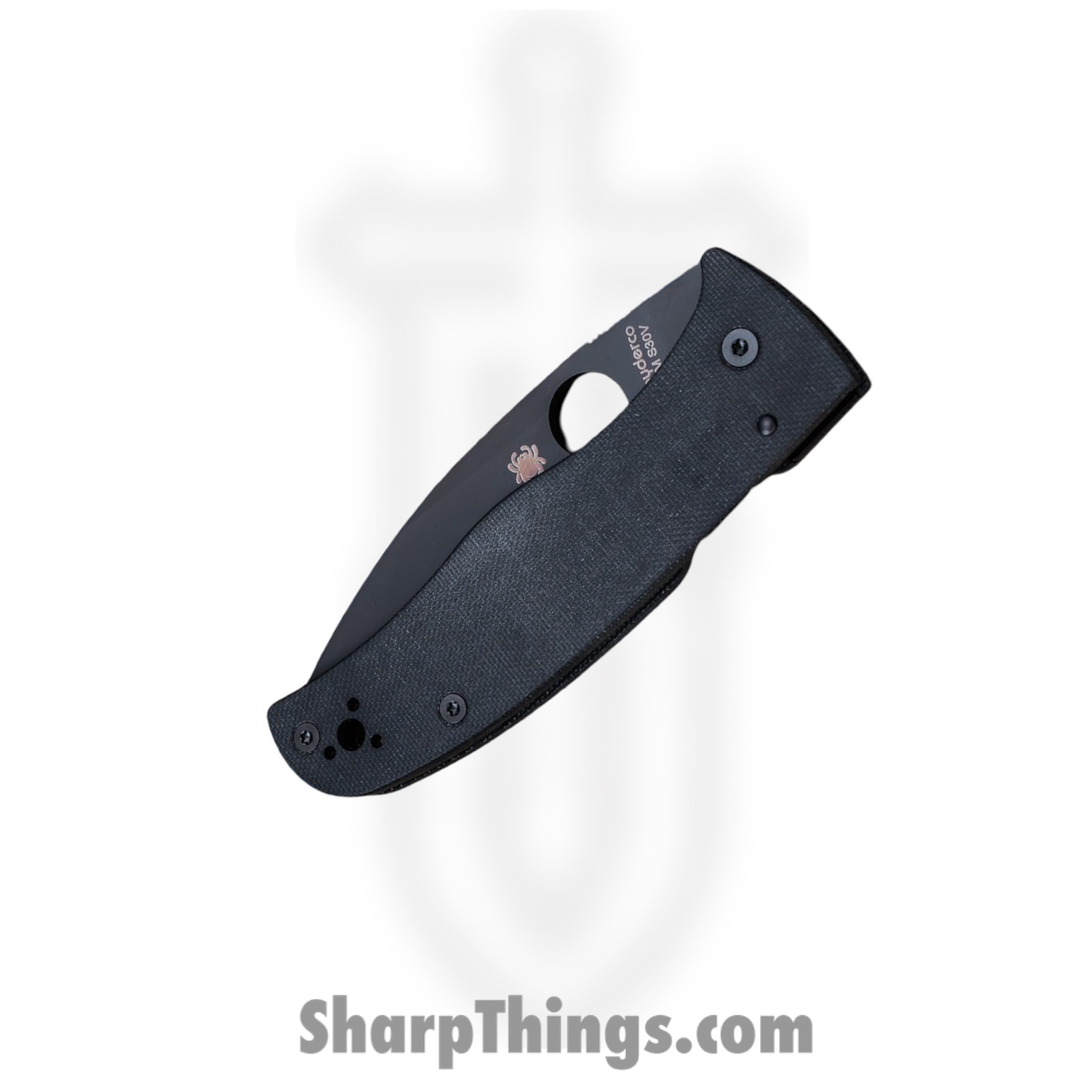 Spyderco - SC263GPBK - Bodacious - Folding Knife - CPM S30V Coated Drop Point - G10 - Black - Image 3