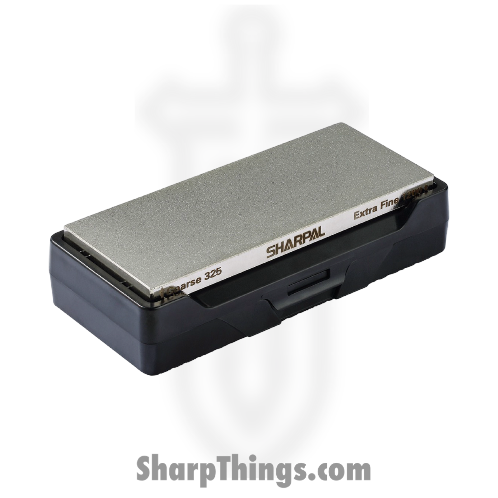 Sharpal - SHP156N - Dual-Grit Diamond Whetstone Knife Sharpener - Black