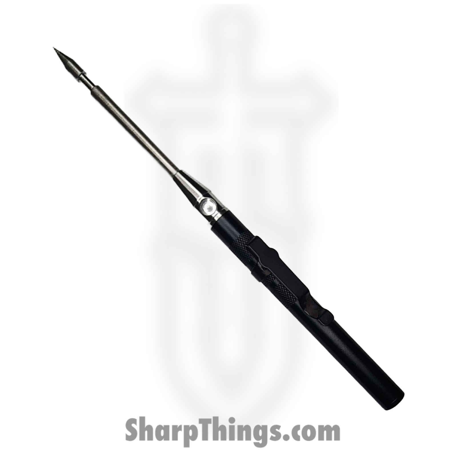 VOC - SP-BK - Spike - OTF Auto - 440 SS Stonewash Spike - Aluminum - Black