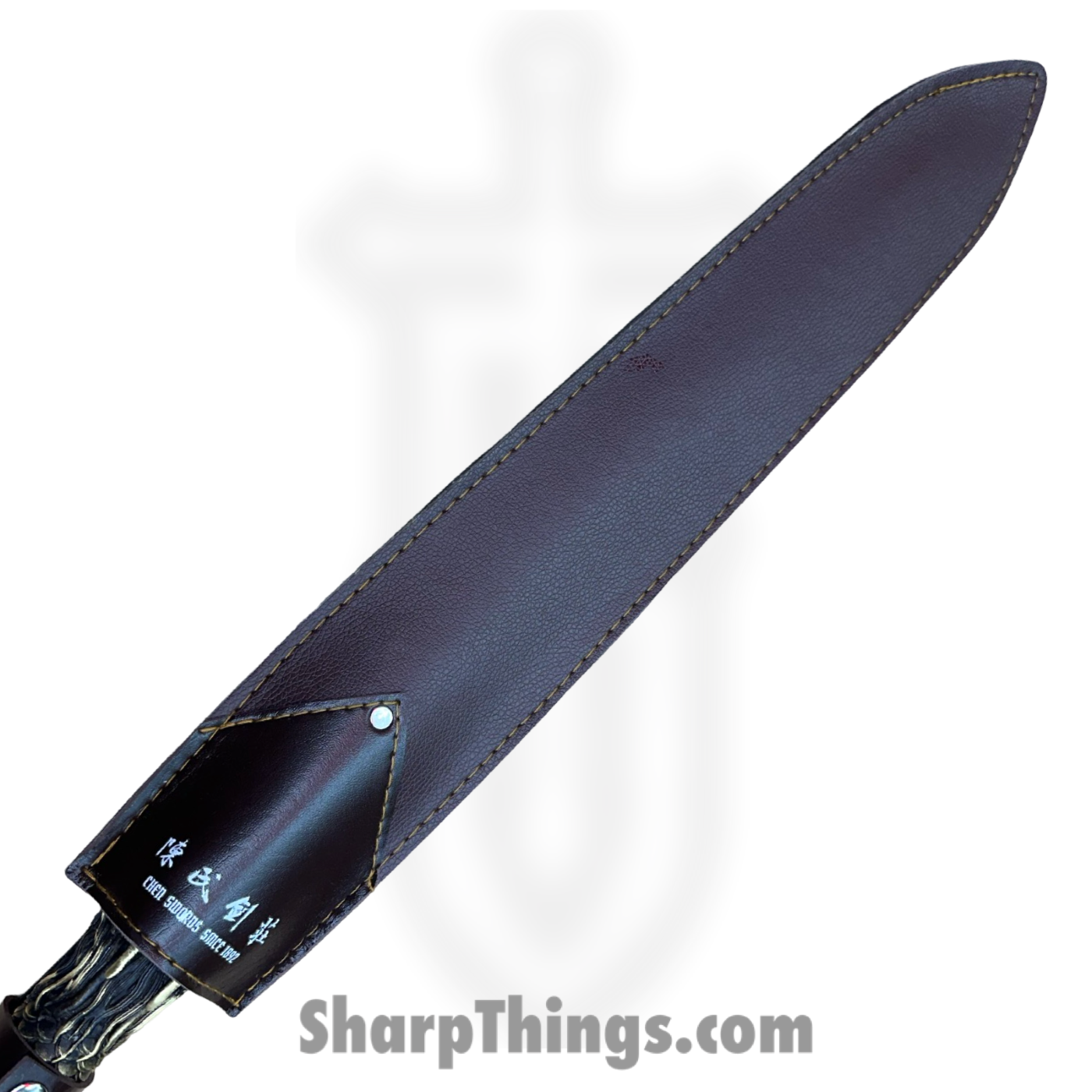 SBC - SPEAR0125 - Dragon Spear - Fixed Blade Knife - Damascus Spear Point - Steel - Black - Image 5