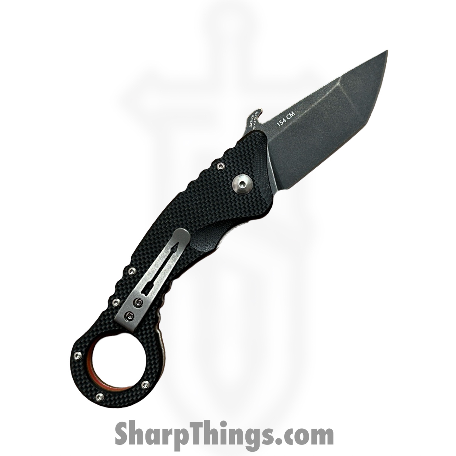 Spartan Blades - SFBL9BK - SHOTO - Folding Knife - 154CM Coated Tanto - G10 - Black Red - Image 2