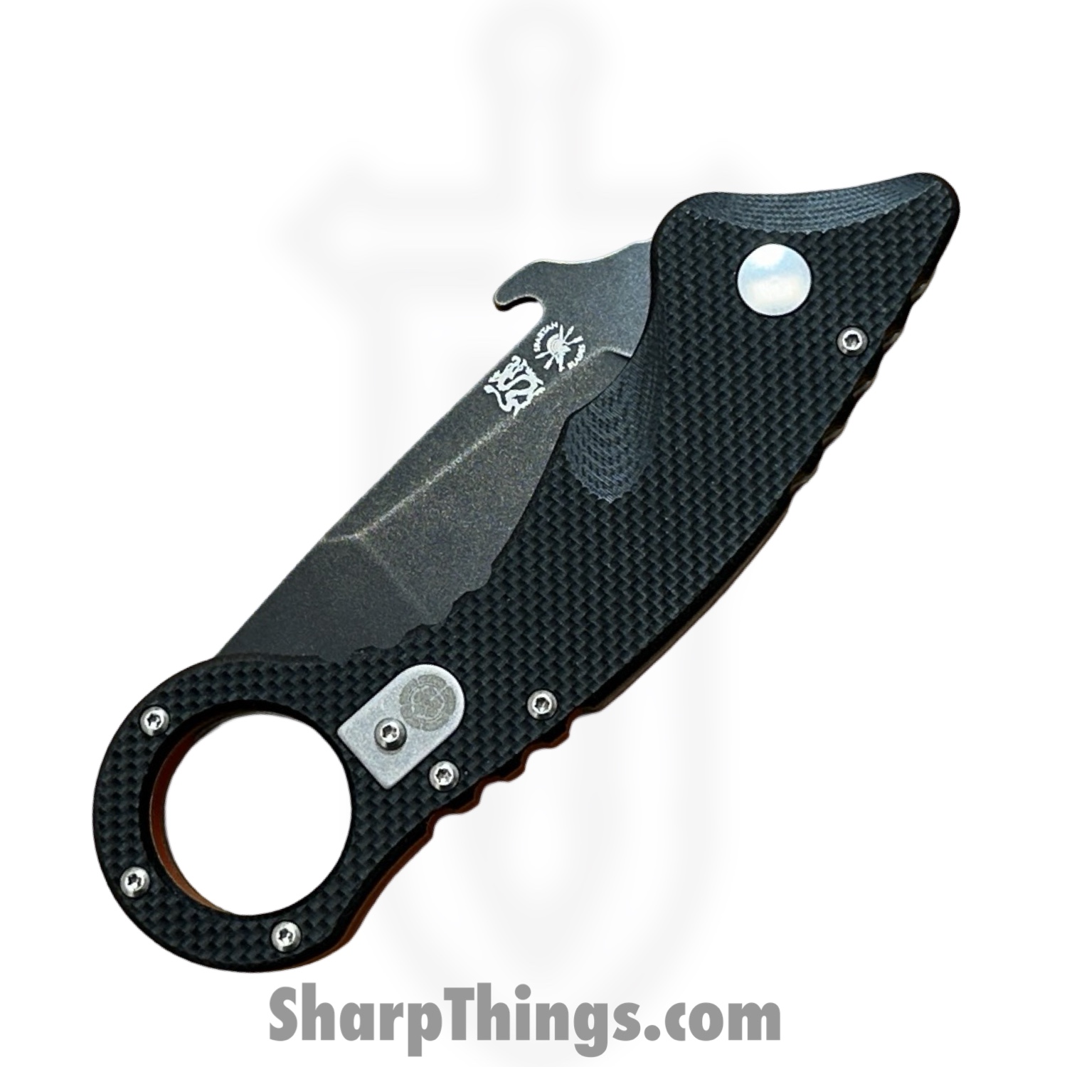 Spartan Blades - SFBL9BK - SHOTO - Folding Knife - 154CM Coated Tanto - G10 - Black Red - Image 5