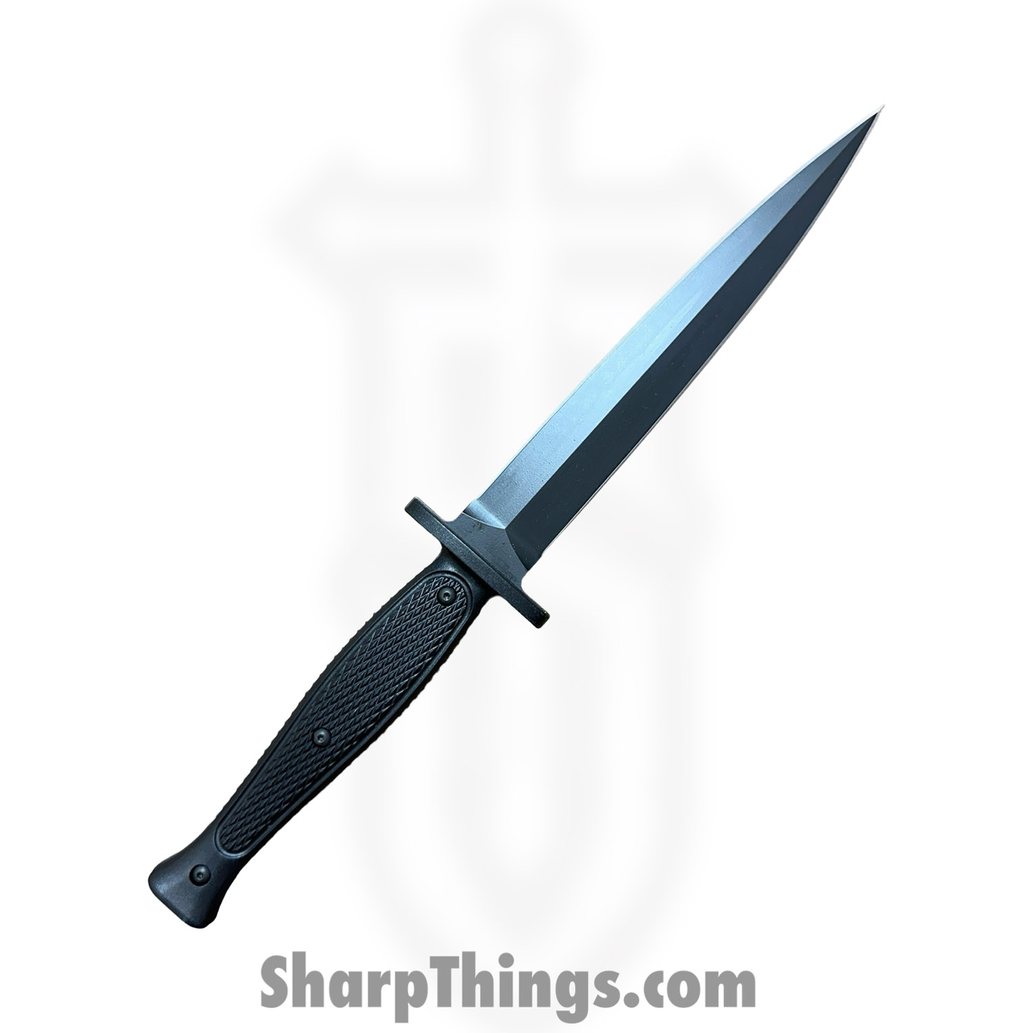 Spartan Blades - SBBL3BK - Spartan George Raider Dagger - Fixed Blade Knife - SK5 HC Coated Dagger - Injection Molded - Black - Image 2