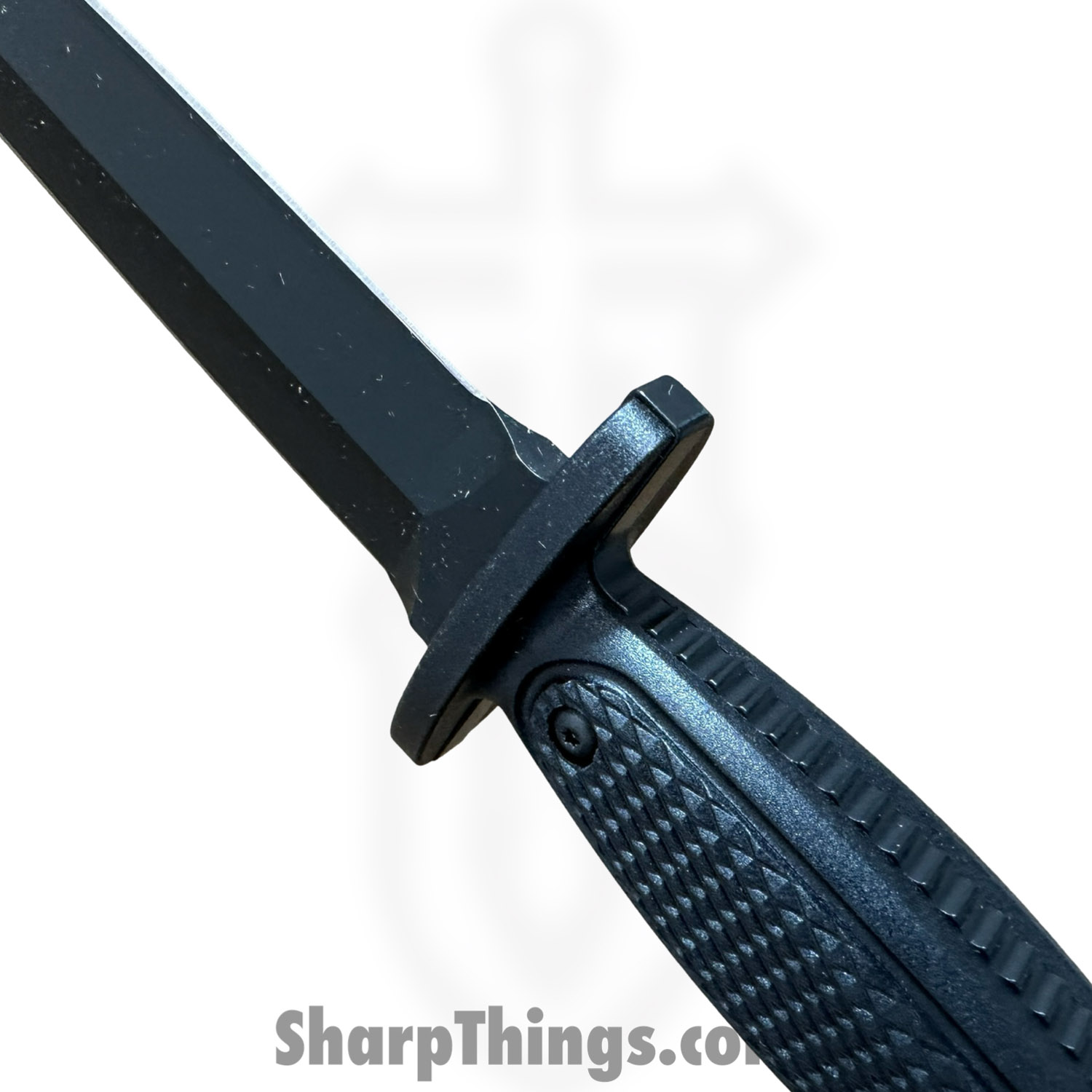 Spartan Blades - SBBL3BK - Spartan George Raider Dagger - Fixed Blade Knife - SK5 HC Coated Dagger - Injection Molded - Black - Image 9
